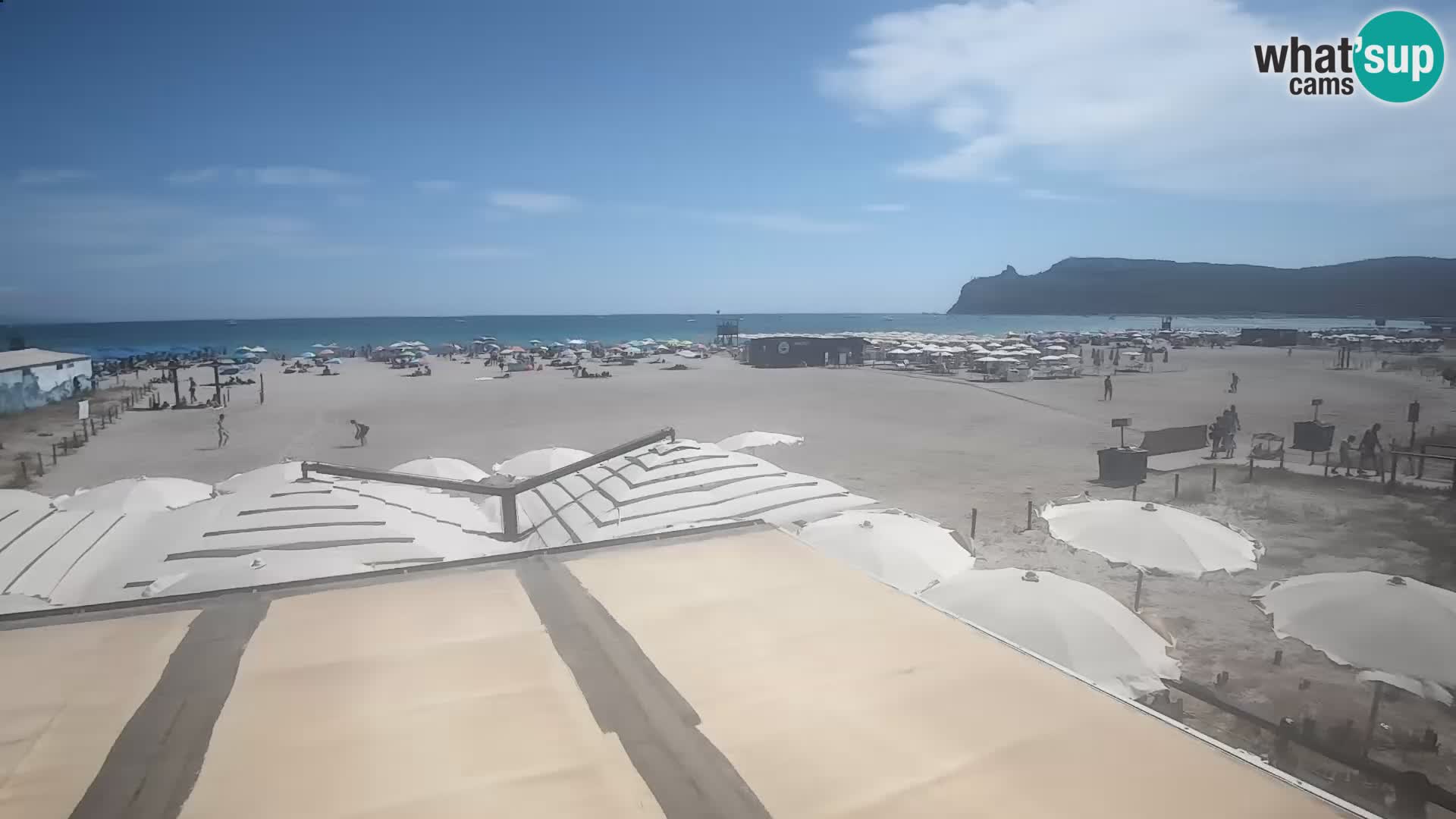 Webcam plage de Poetto | Cagliari | Sardaigne
