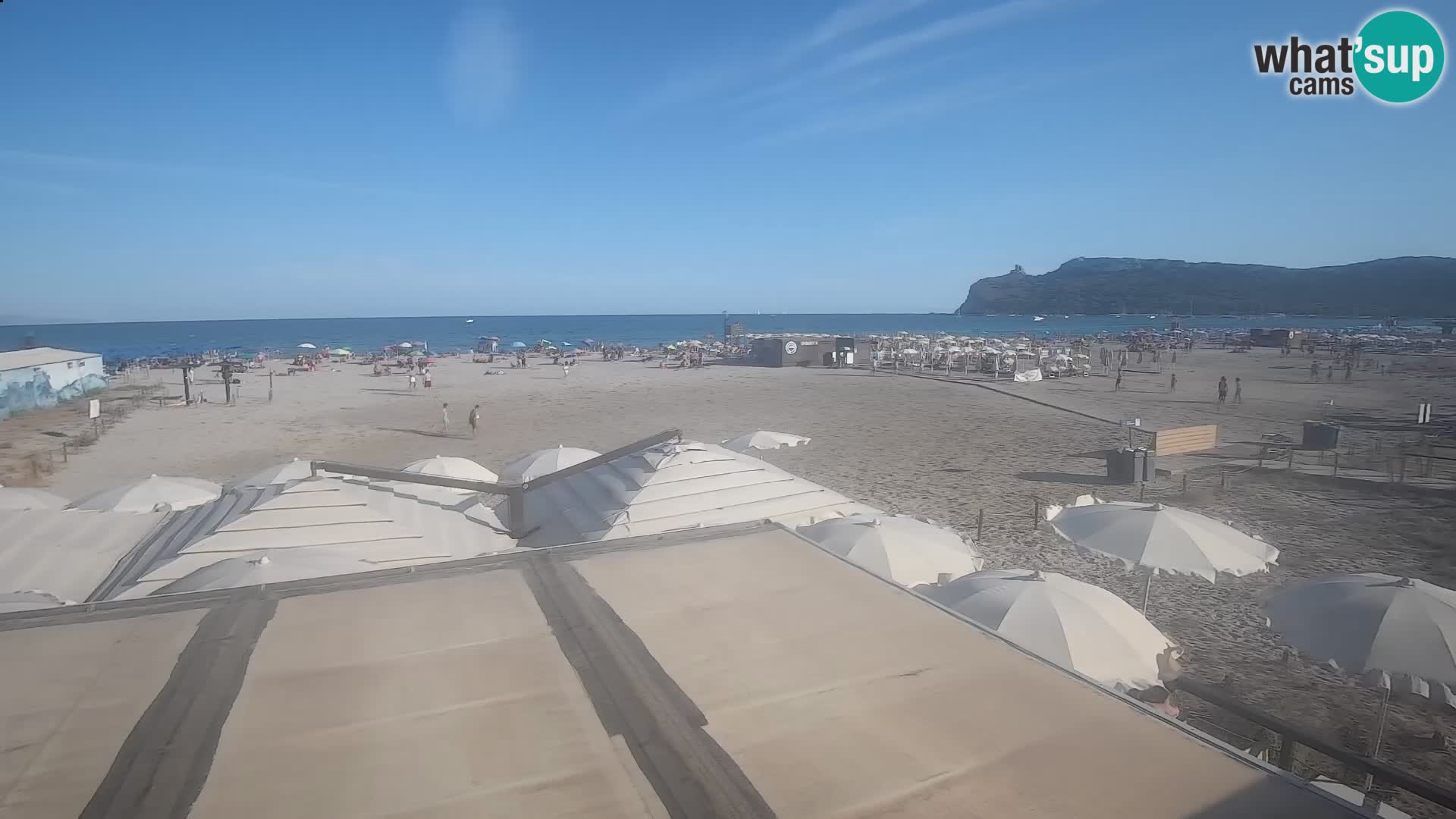 Poetto beach webcam | Cagliari | Sardinia
