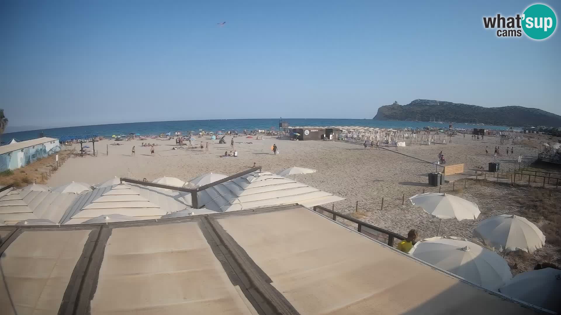 Poetto beach webcam | Cagliari | Sardinija