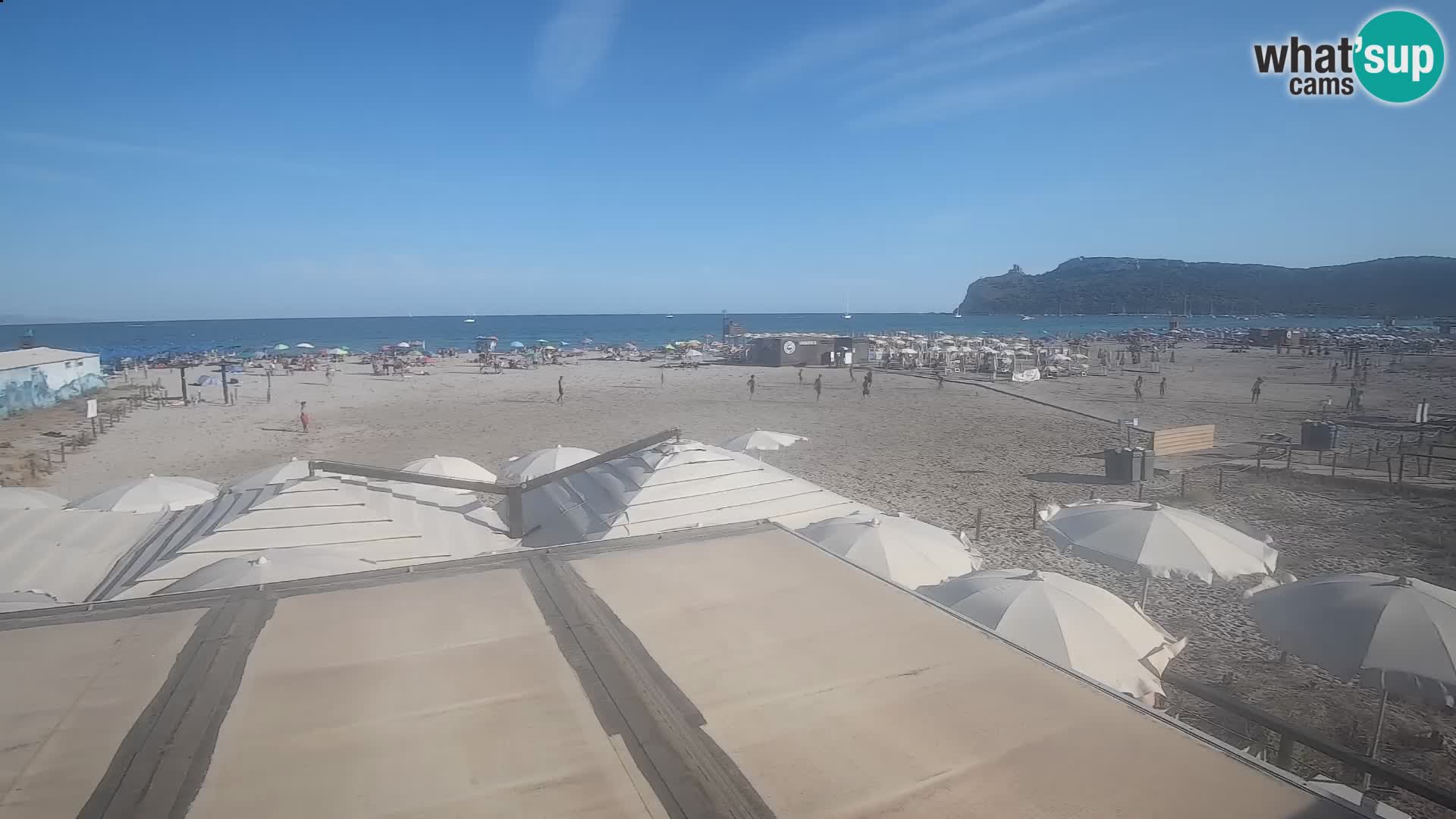 Poetto beach webcam | Cagliari | Sardinia