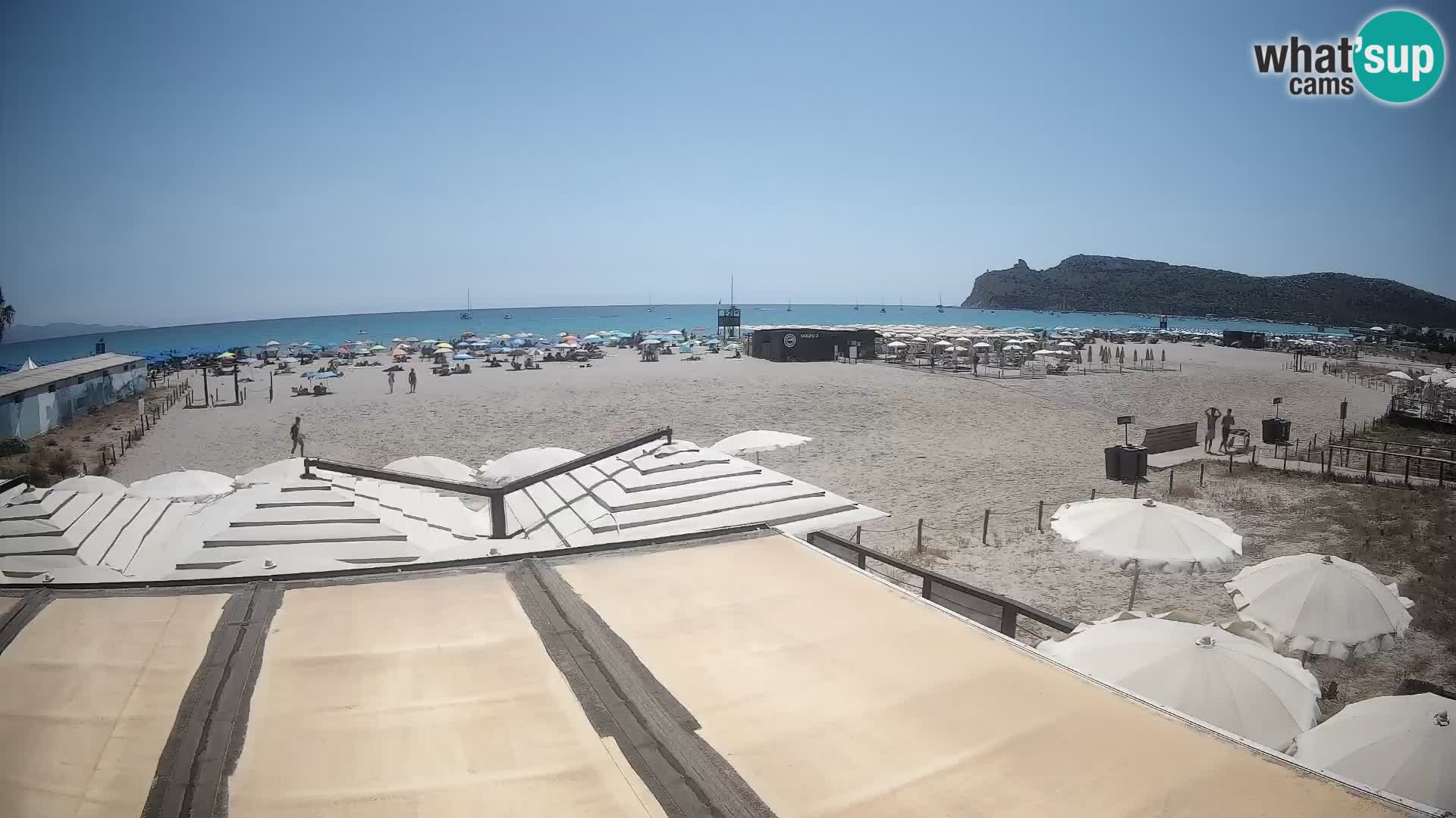 Poetto beach webcam | Cagliari | Sardinia
