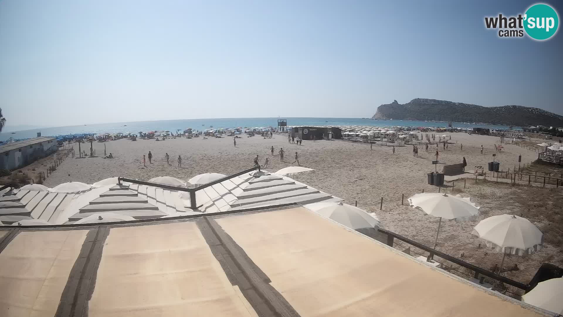 Poetto beach webcam | Cagliari | Sardinija