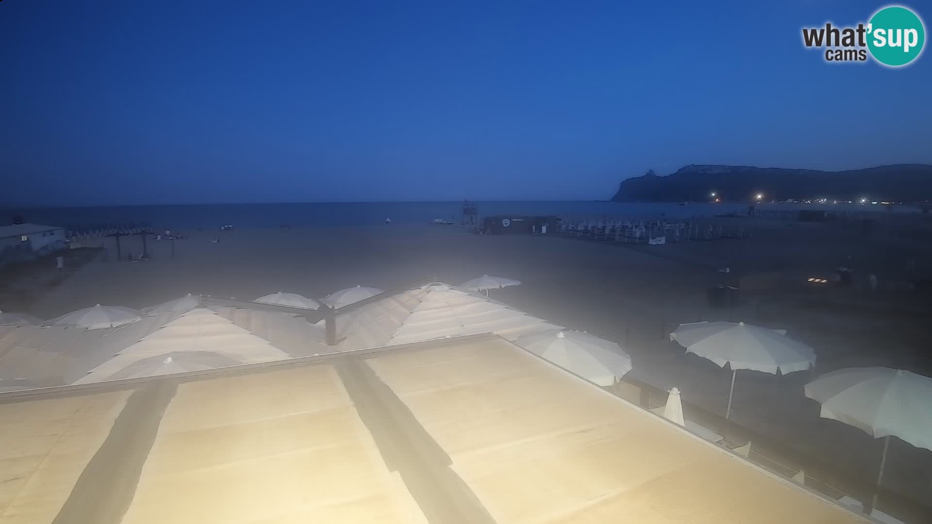 Poetto beach webcam | Cagliari | Sardinija
