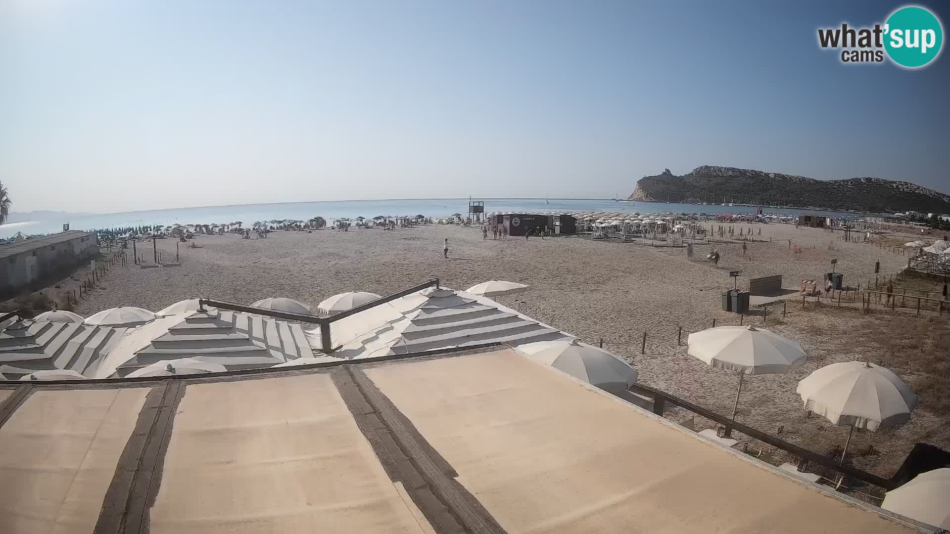 Poetto beach webcam | Cagliari | Sardinija