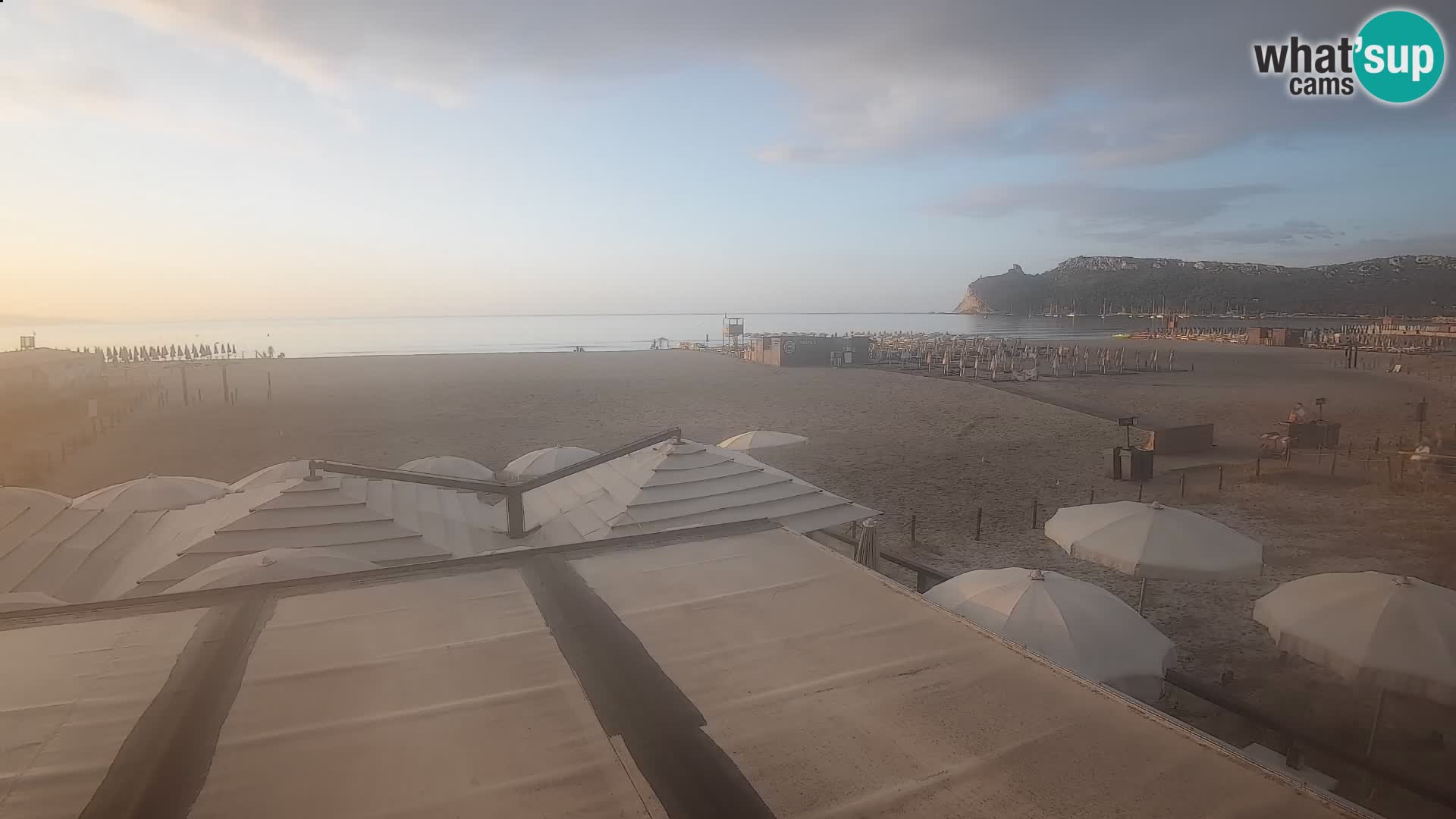 Poetto beach webcam | Cagliari | Sardinija