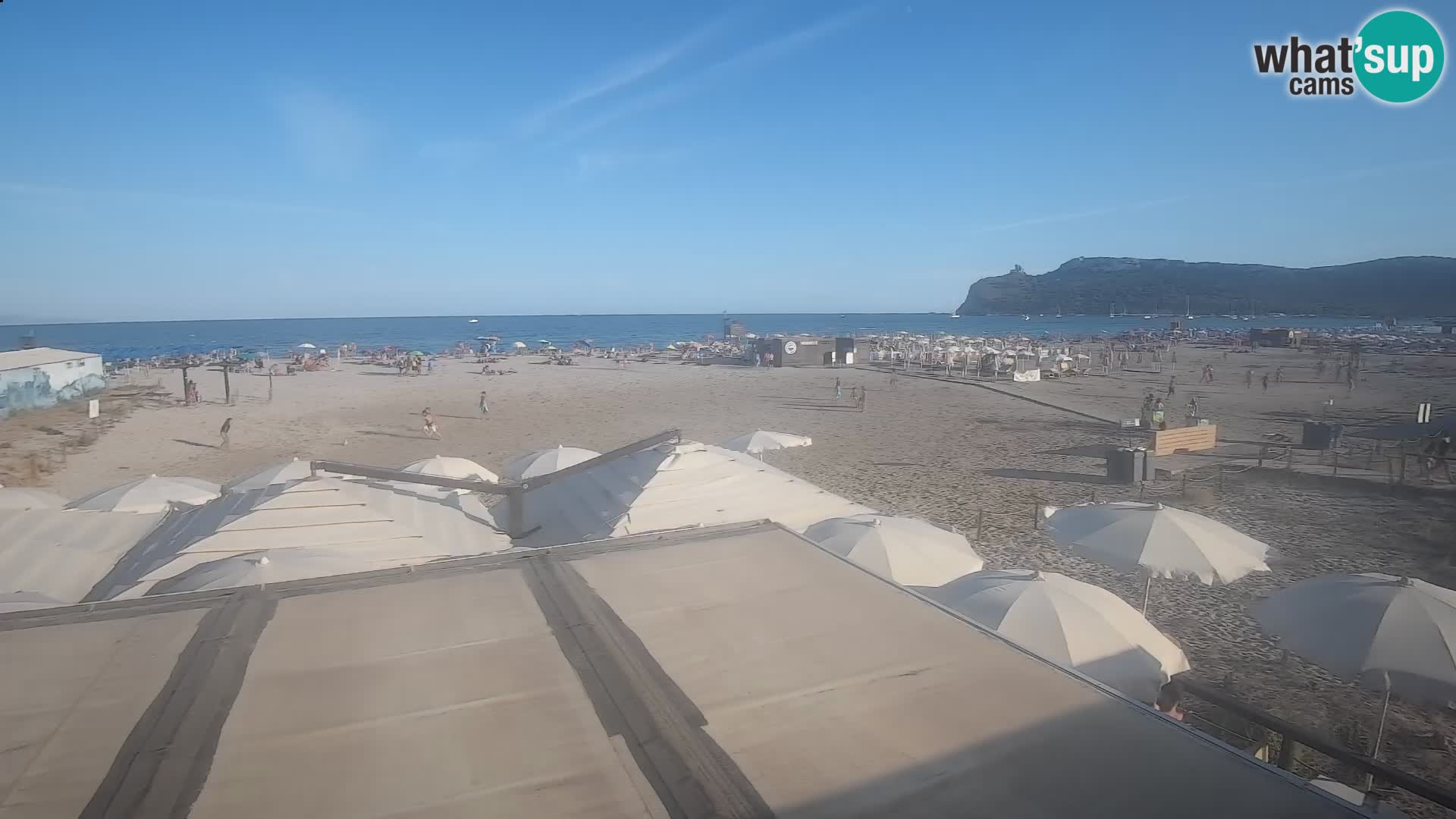 Poetto beach webcam | Cagliari | Sardinia