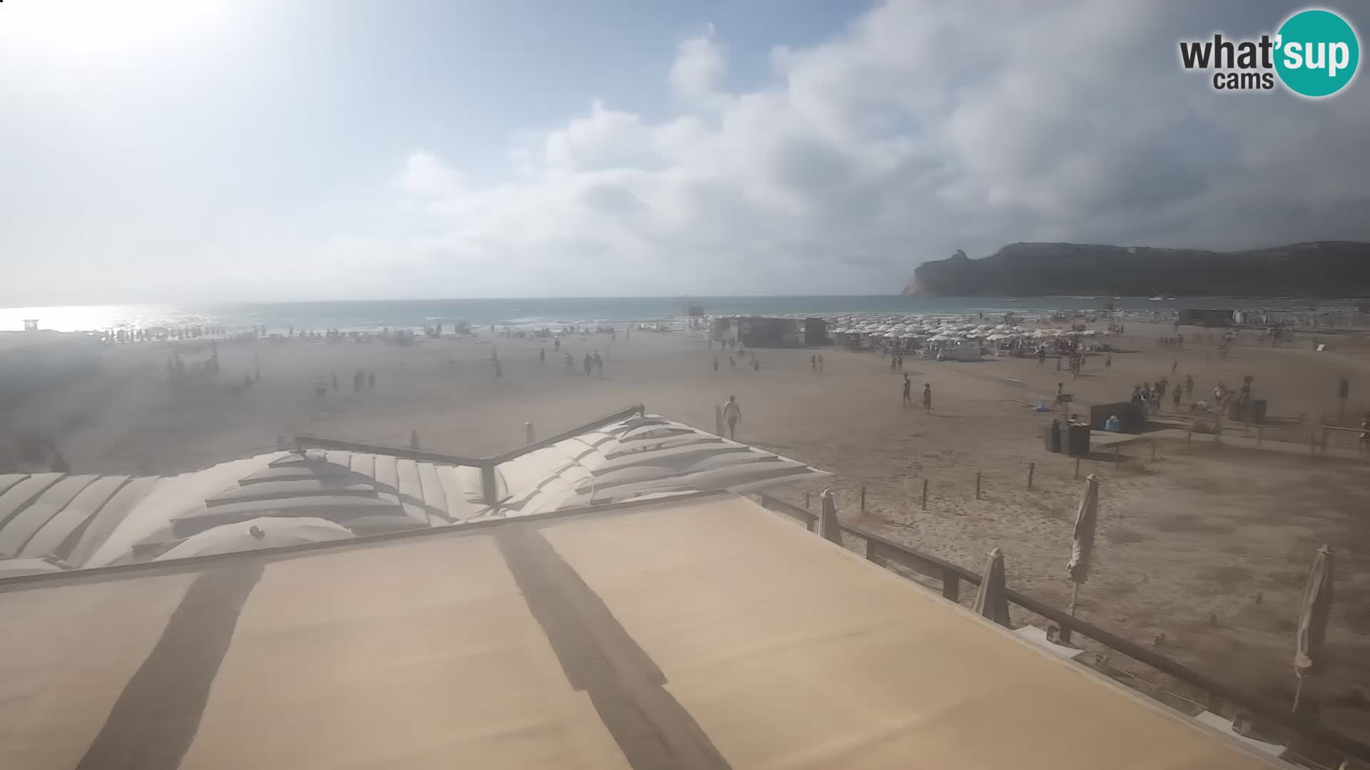 Poetto beach webcam | Cagliari | Sardinija
