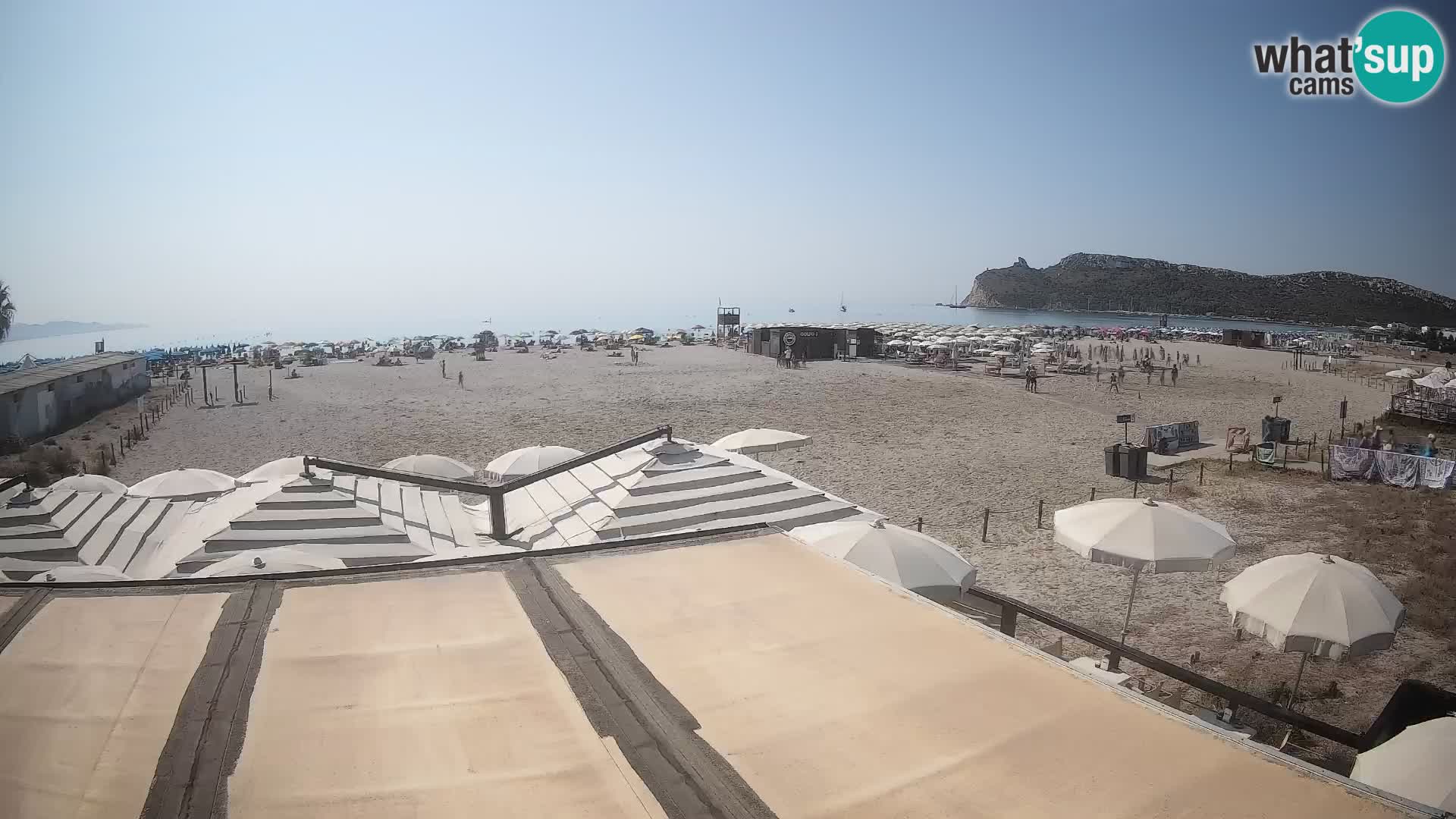 Poetto beach webcam | Cagliari | Sardinija