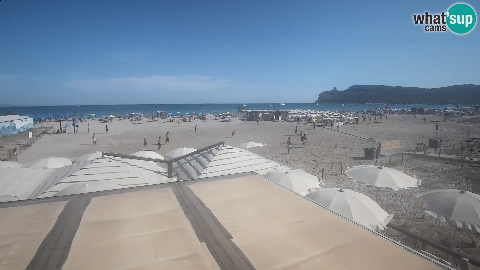 Poetto beach webcam | Cagliari | Sardinia