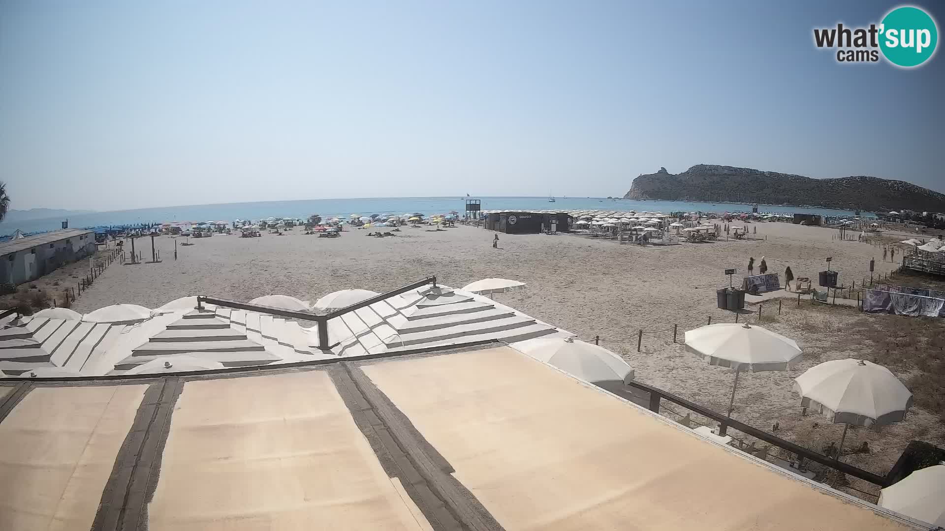Poetto beach webcam | Cagliari | Sardinija