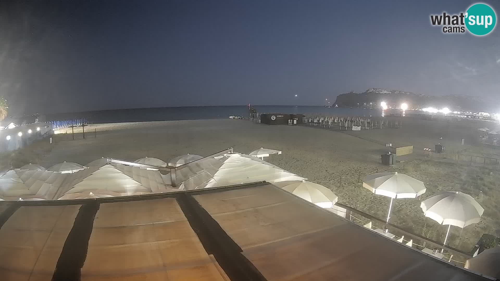 Poetto beach webcam | Cagliari | Sardinija