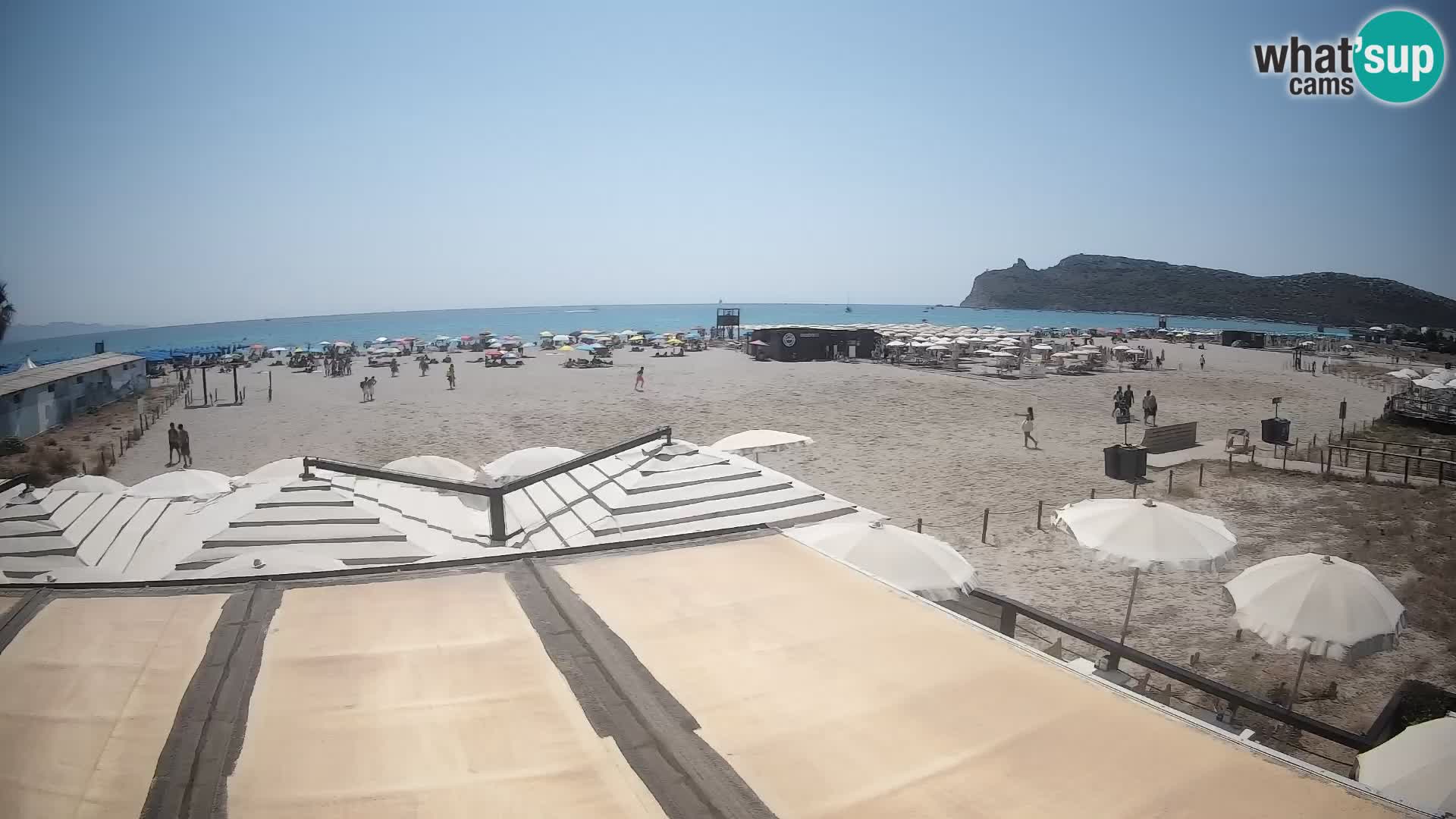 Poetto beach webcam | Cagliari | Sardinija