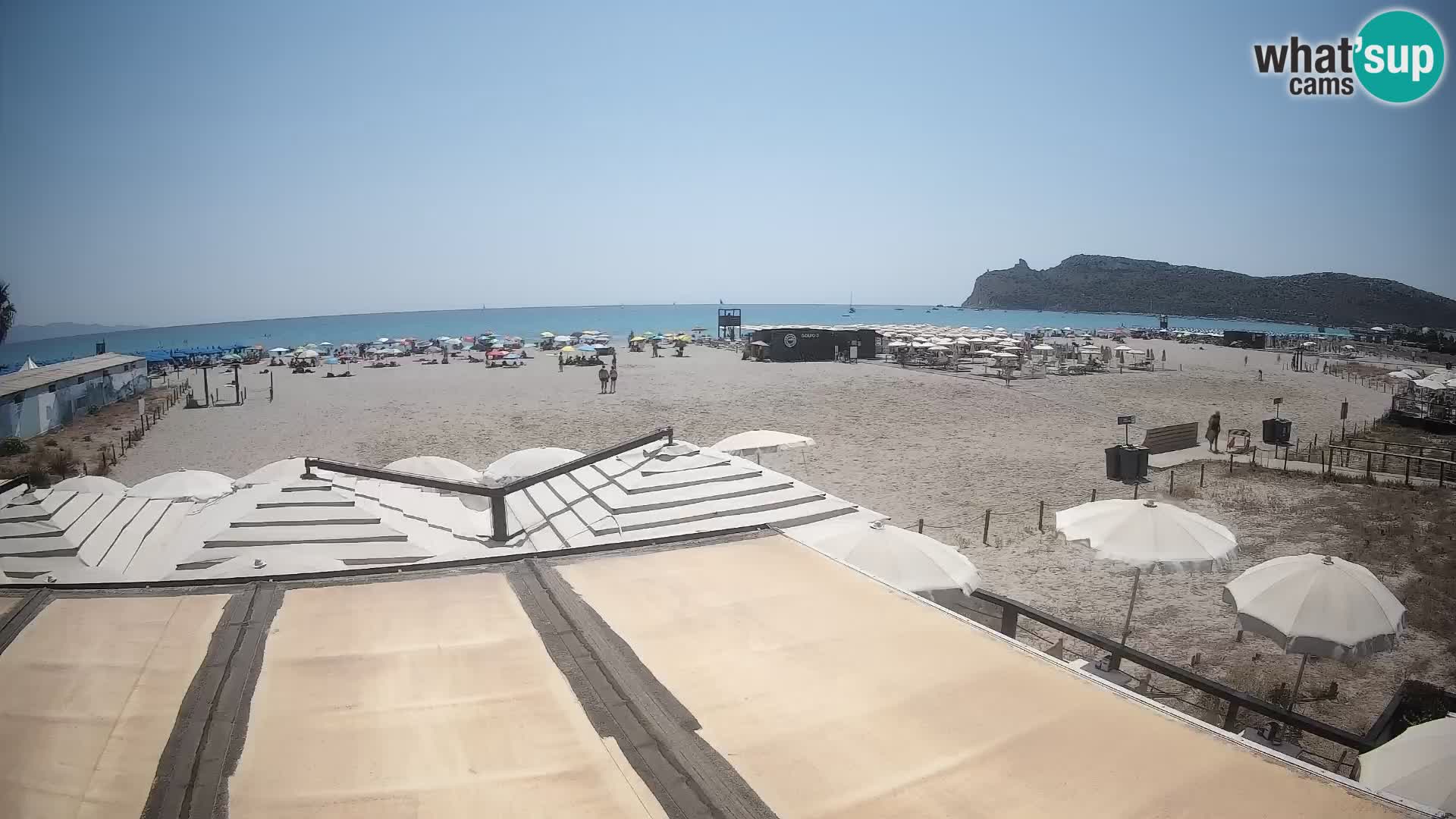 Poetto beach webcam | Cagliari | Sardinija