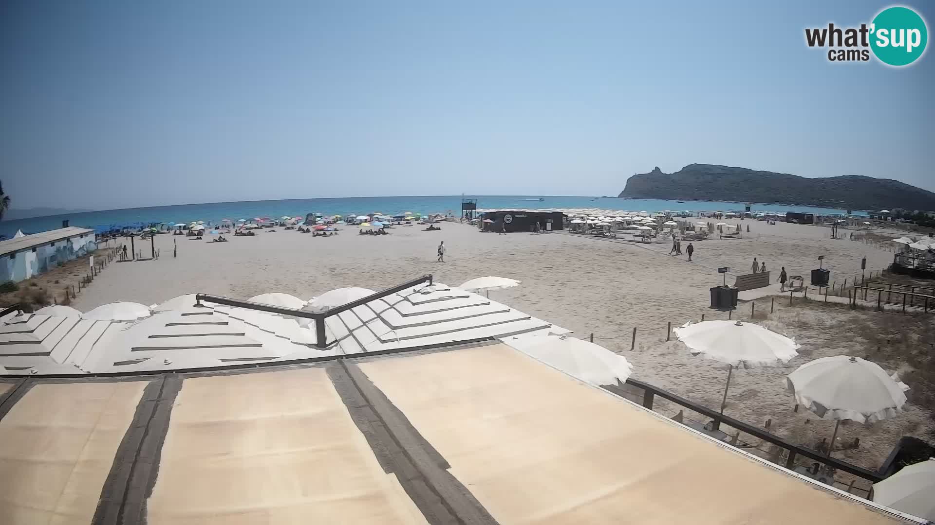 Poetto beach webcam | Cagliari | Sardinija