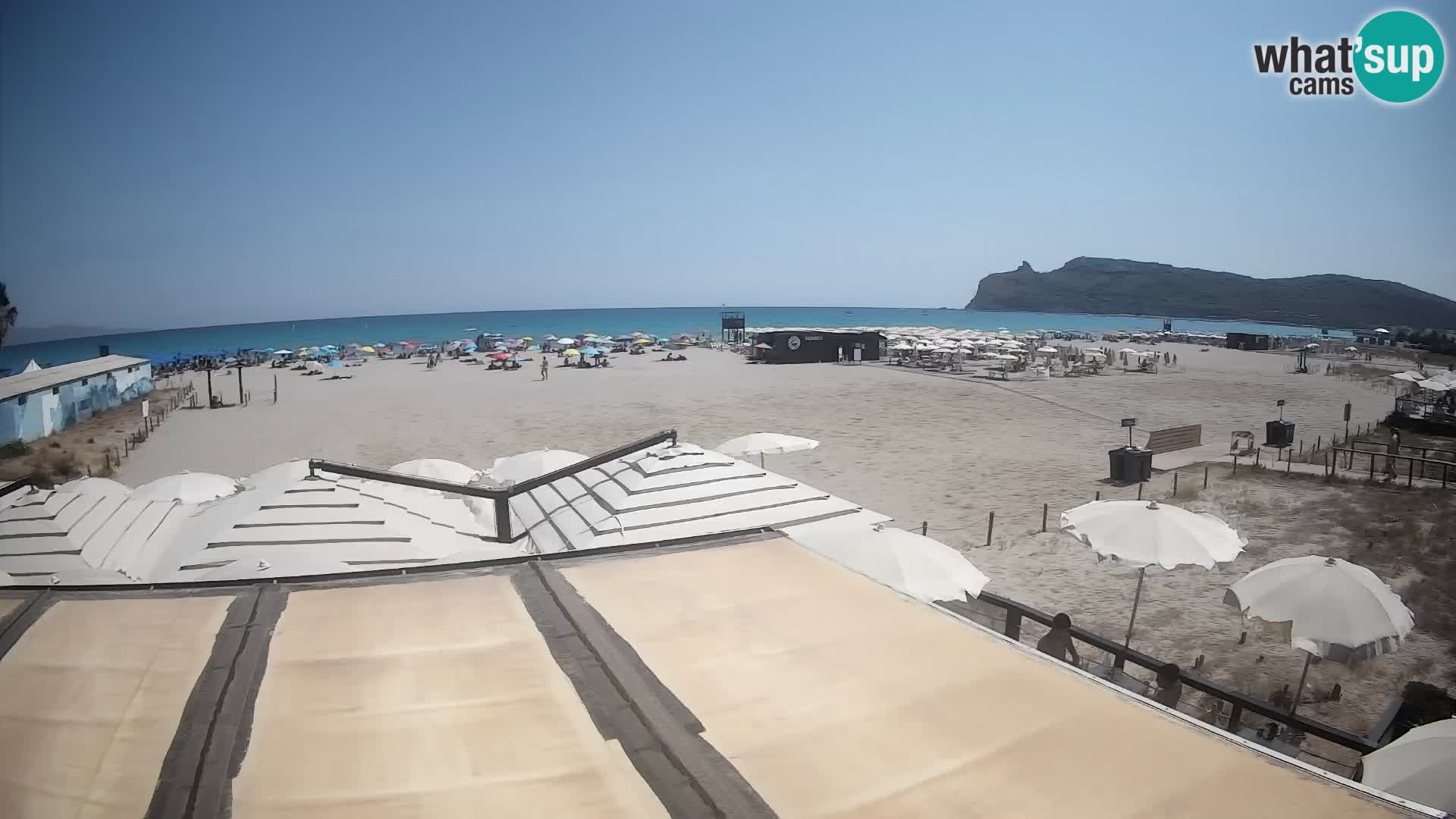 Poetto beach webcam | Cagliari | Sardinija