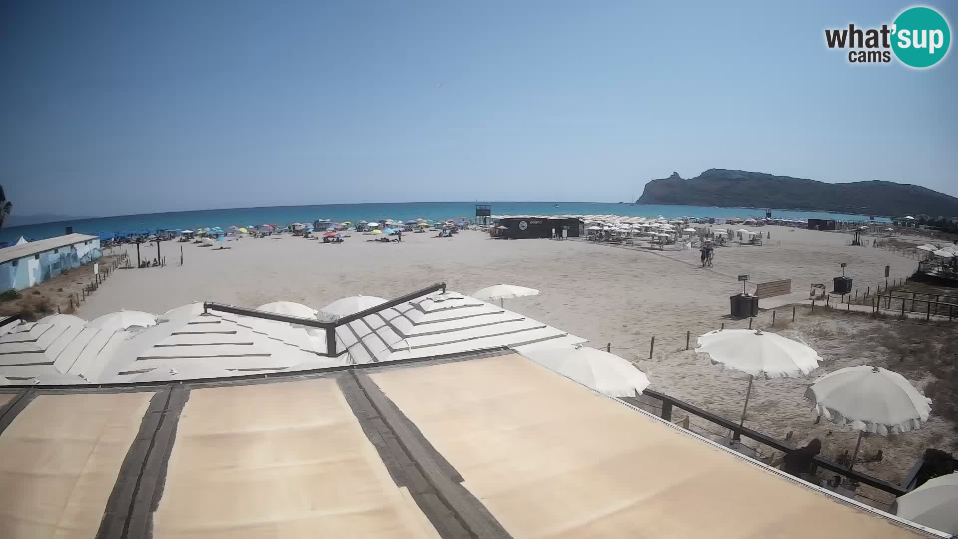 Poetto beach webcam | Cagliari | Sardinija