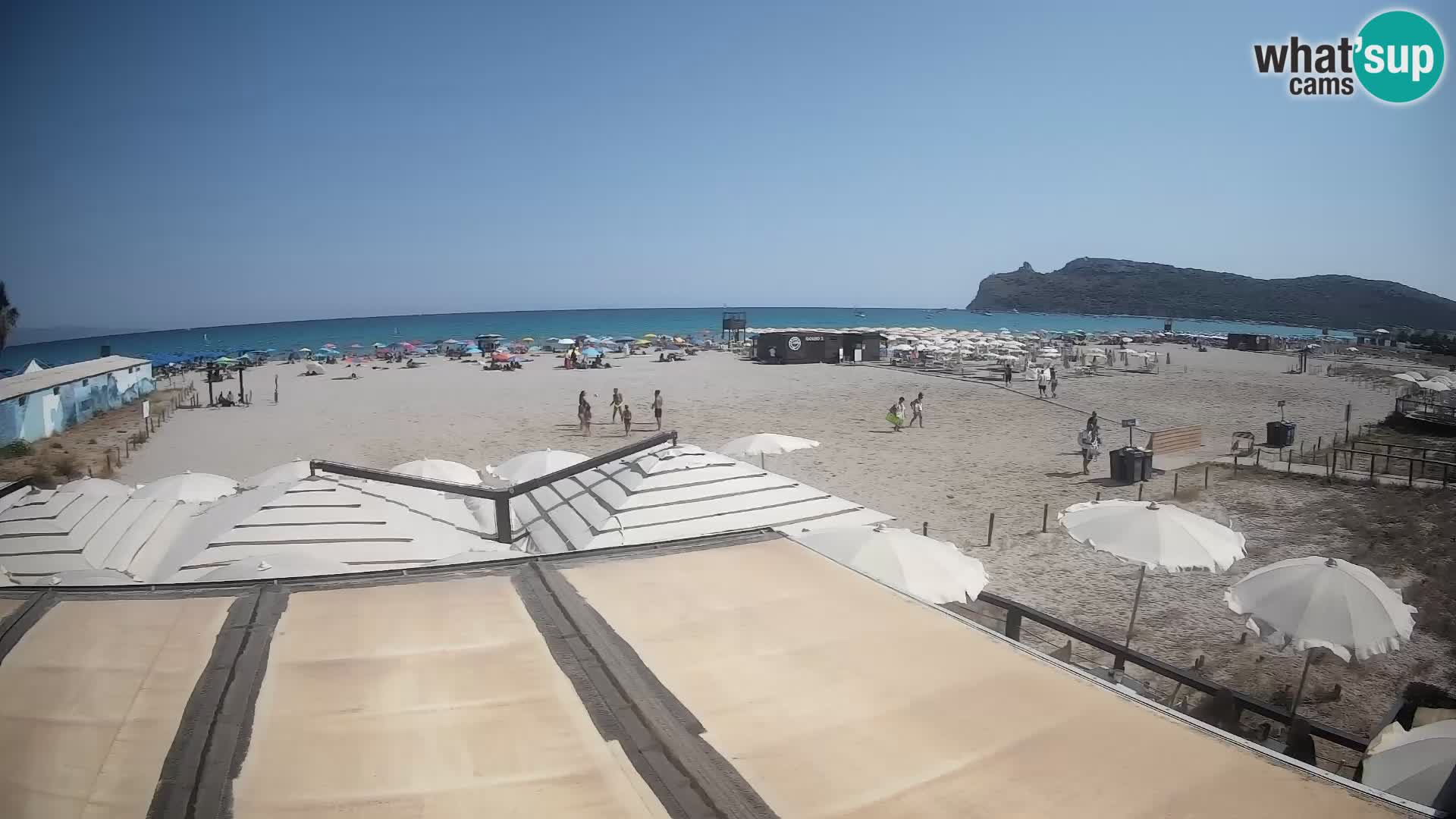 Poetto beach webcam | Cagliari | Sardinija