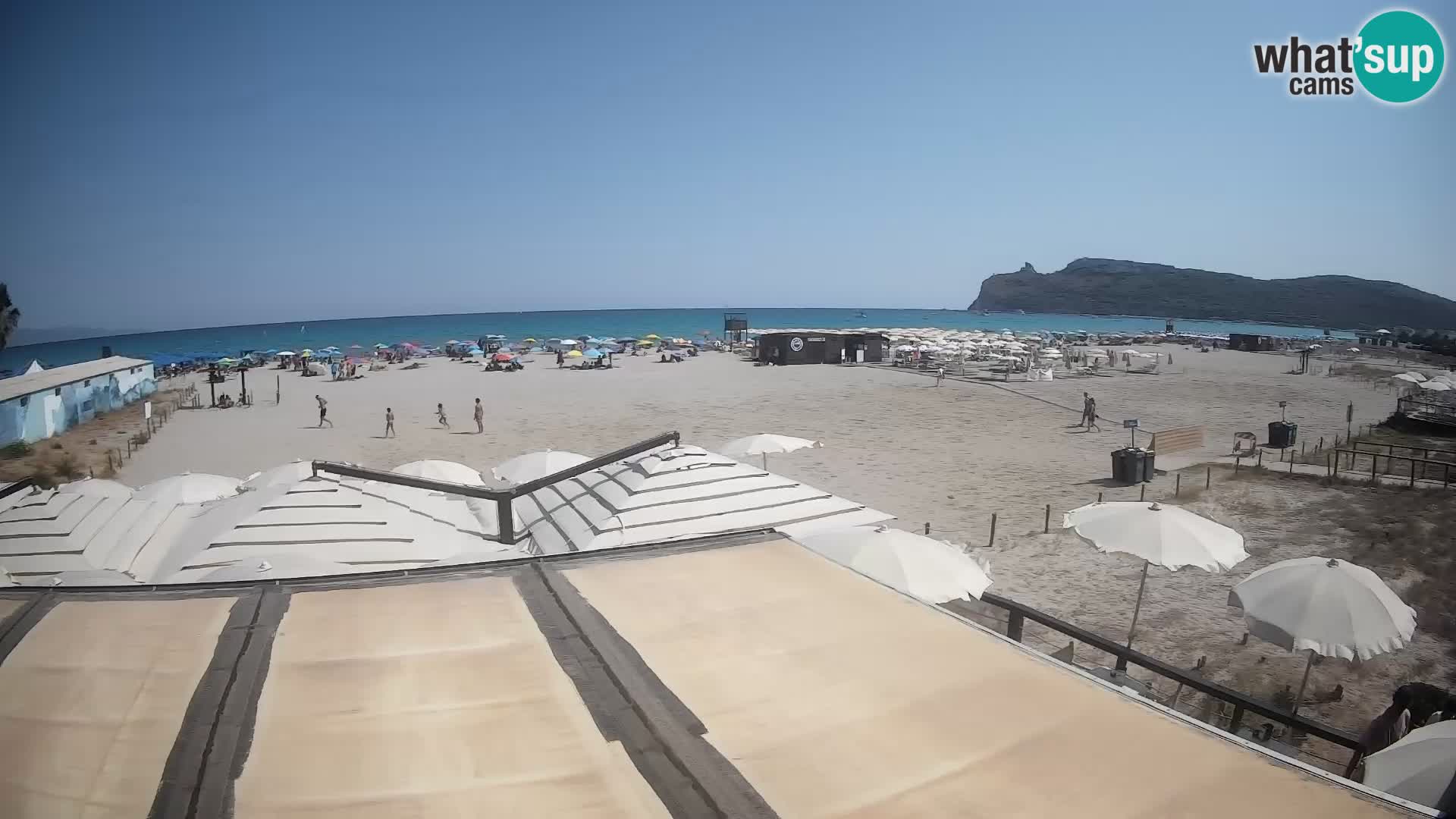 Poetto beach webcam | Cagliari | Sardinija