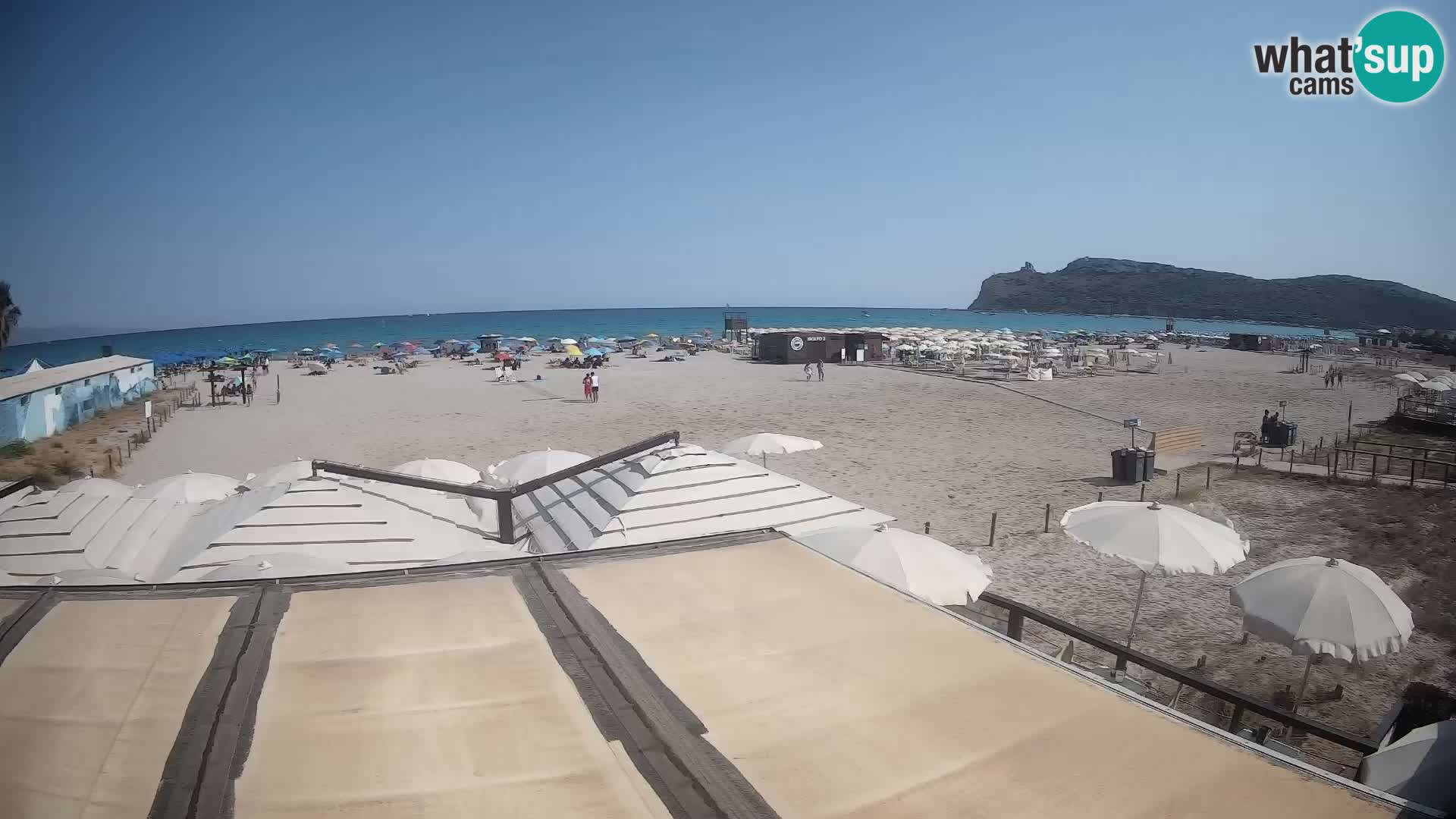 Poetto beach webcam | Cagliari | Sardinija