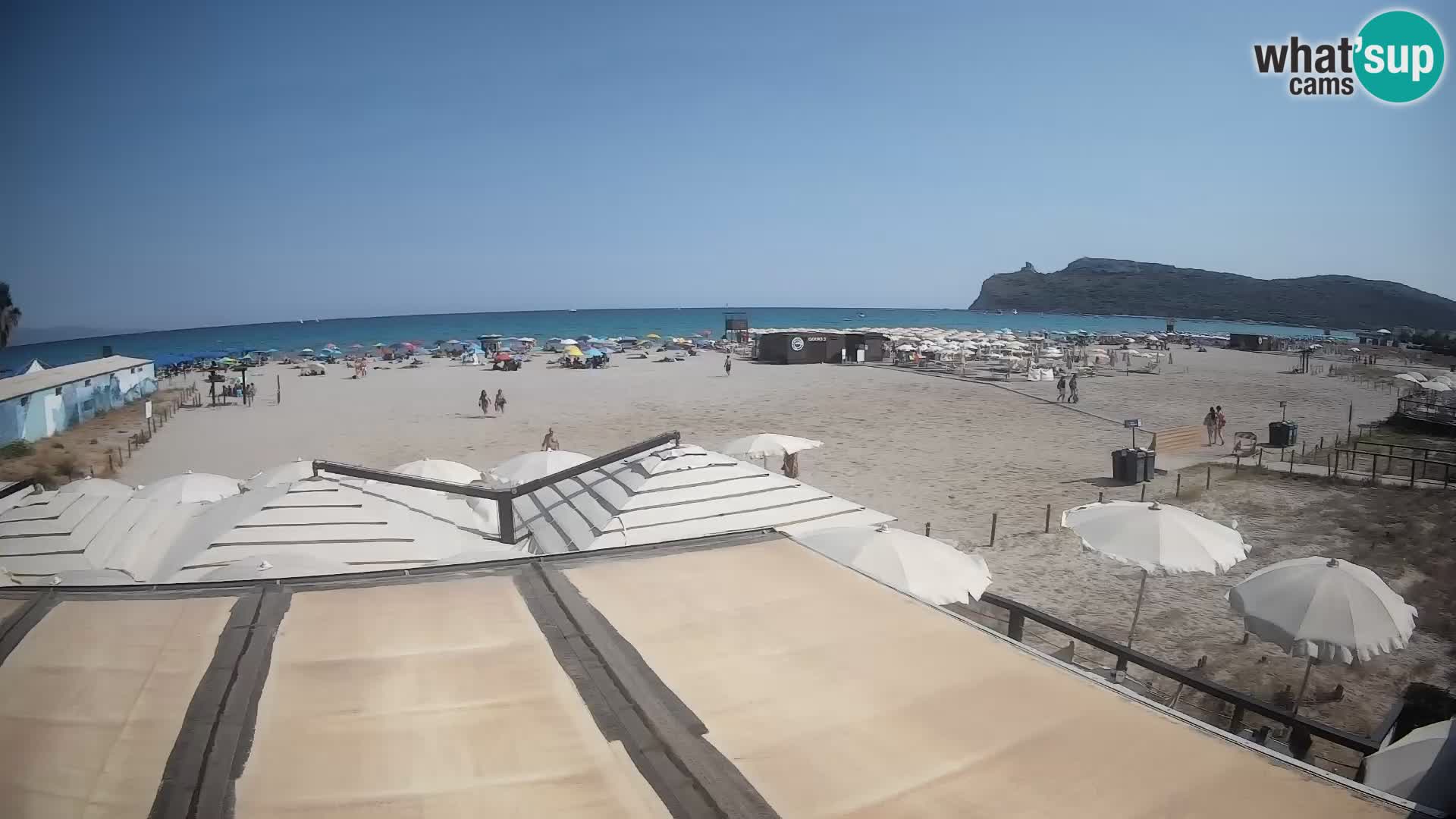 Poetto beach webcam | Cagliari | Sardinija