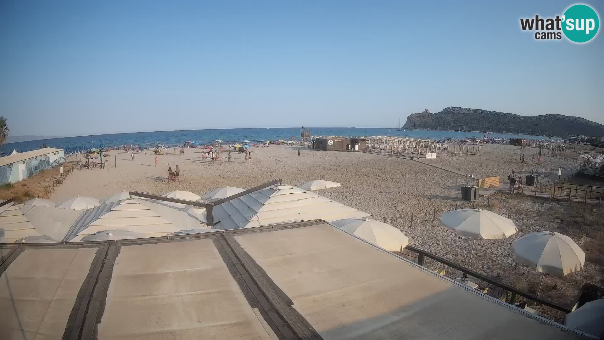 Webcam spiaggia del Poetto | Cagliari | Sardegna