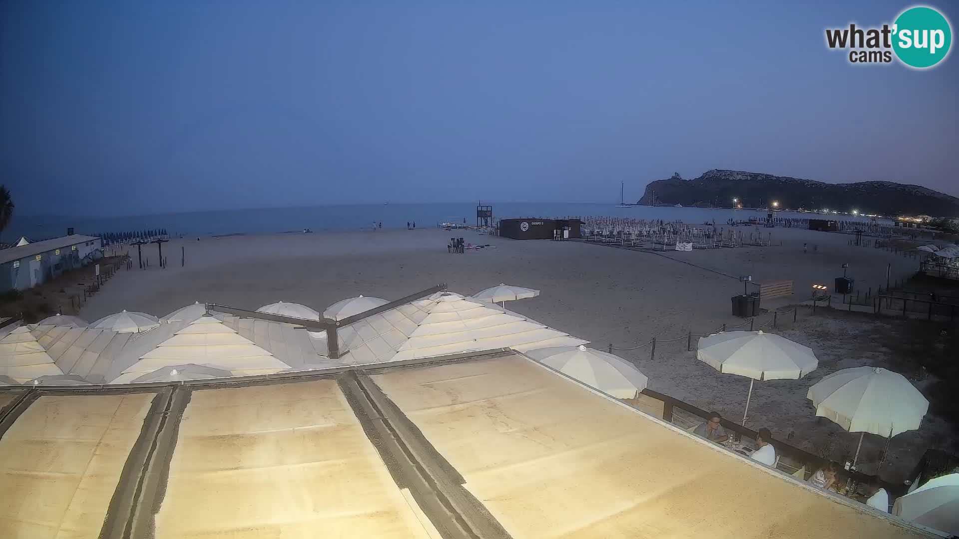 Poetto beach webcam | Cagliari | Sardinija