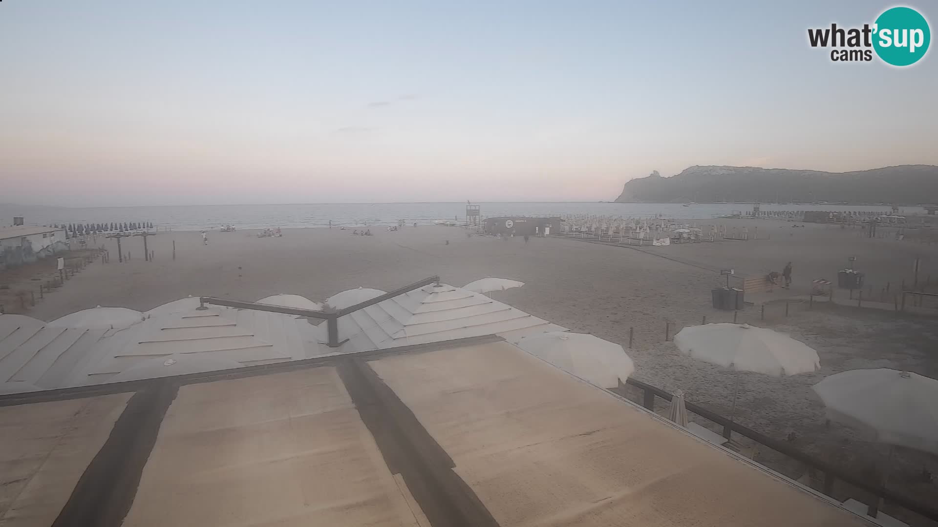 Poetto beach webcam | Cagliari | Sardinija