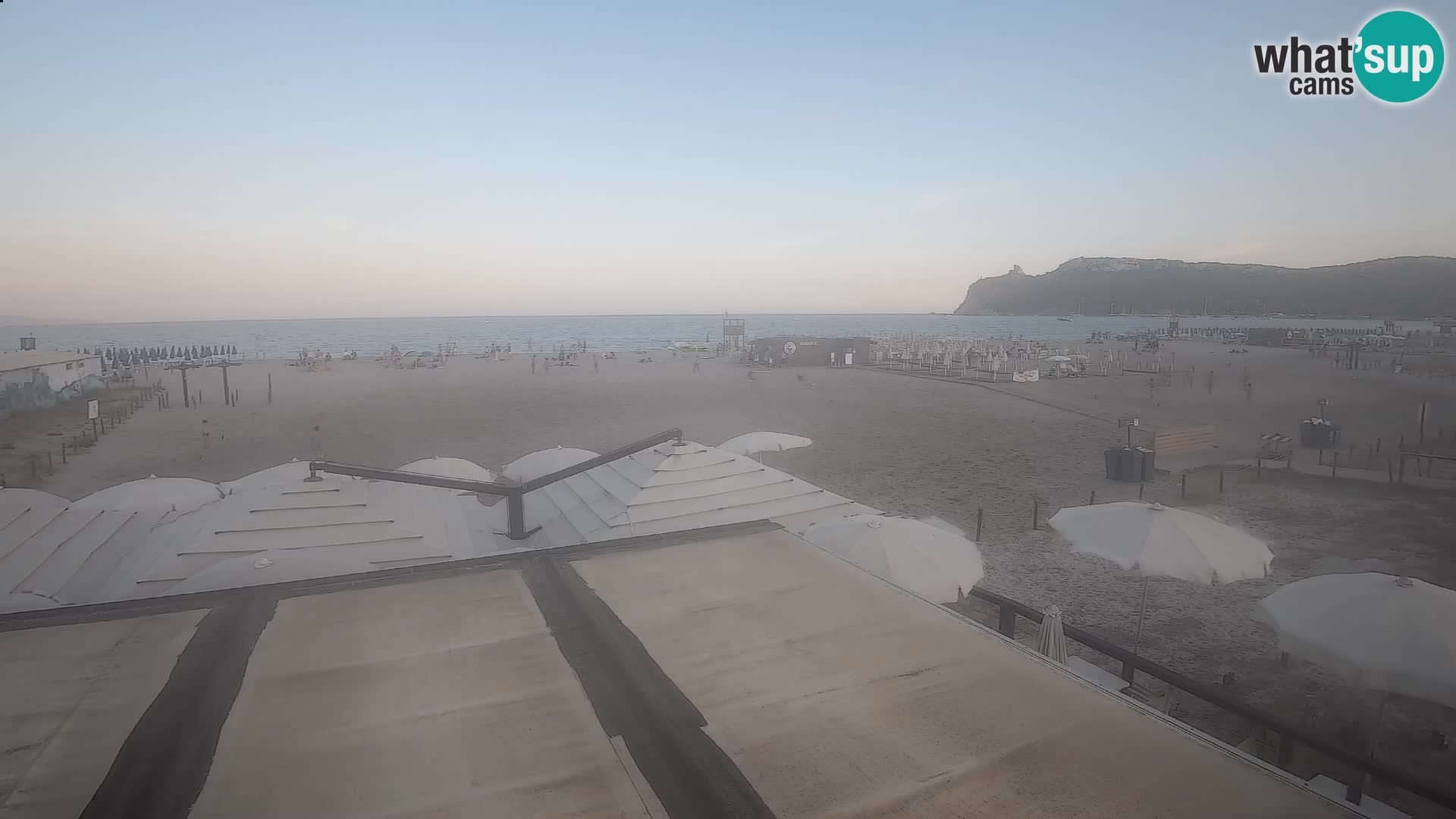 Poetto beach webcam | Cagliari | Sardinija