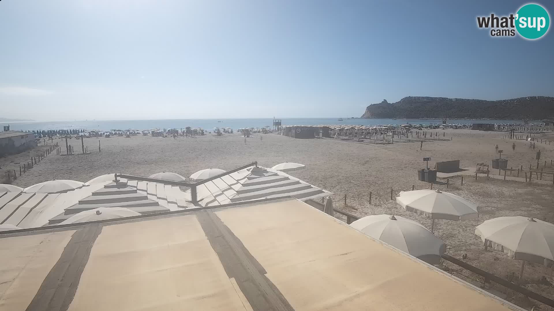 Poetto beach webcam | Cagliari | Sardinija