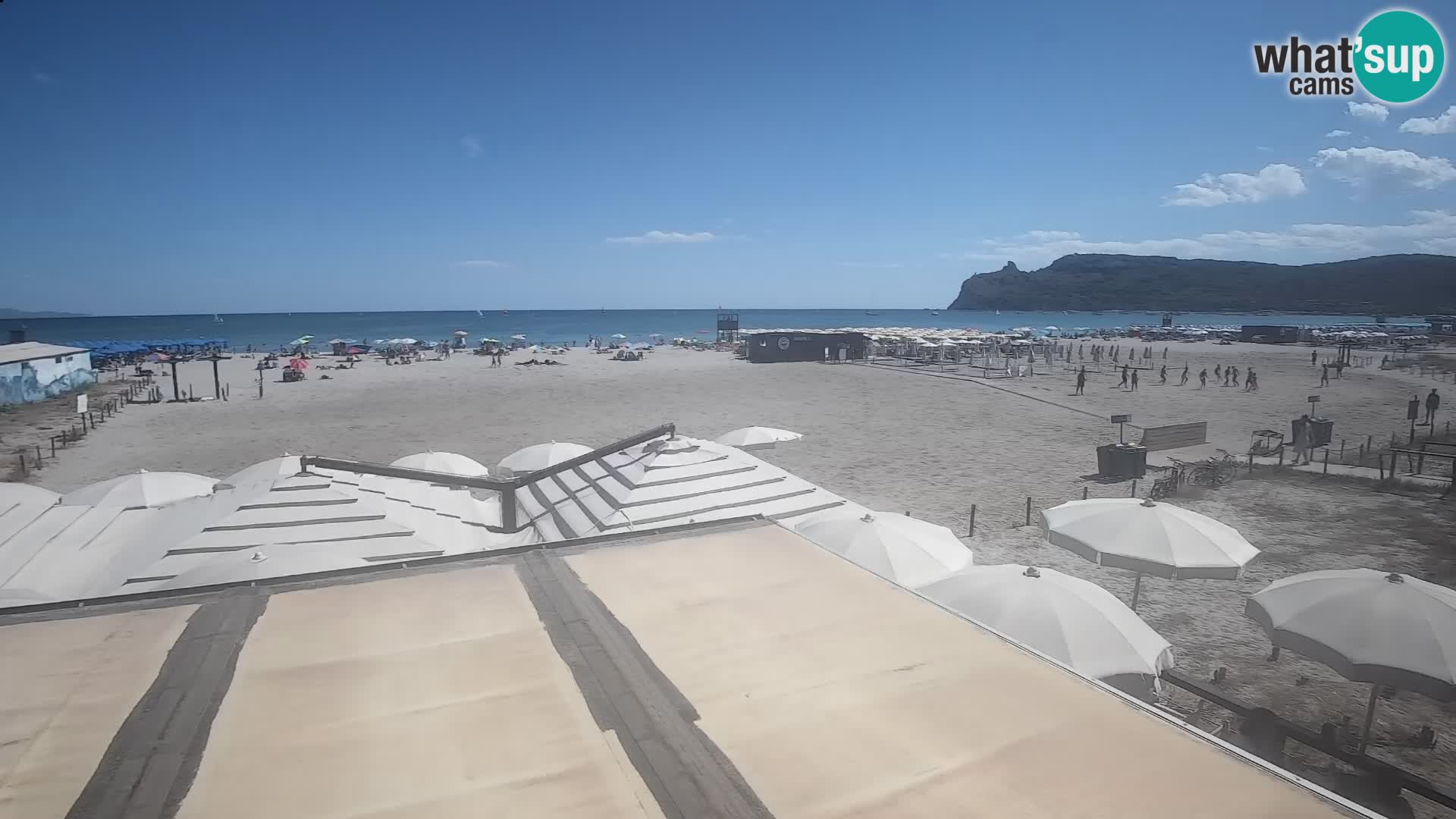 Webcam plage de Poetto | Cagliari | Sardaigne