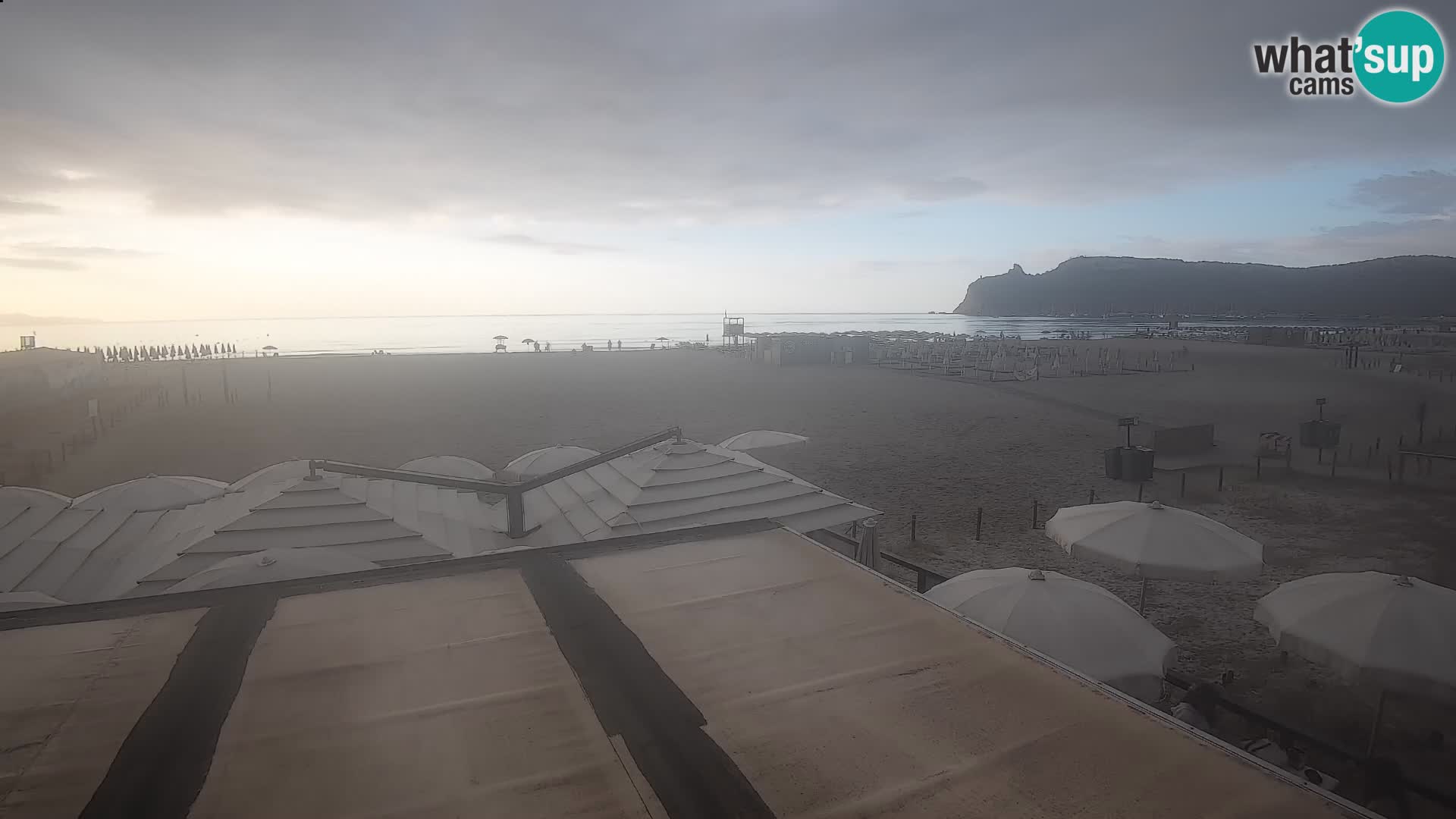 Poetto beach webcam | Cagliari | Sardinija