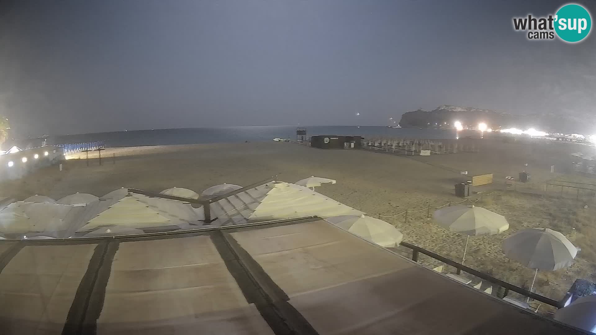 Poetto beach webcam | Cagliari | Sardinija