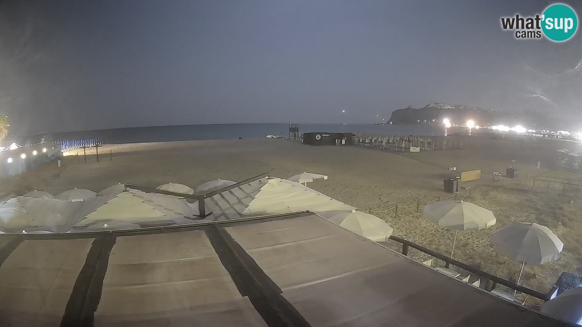 Poetto beach webcam | Cagliari | Sardinija
