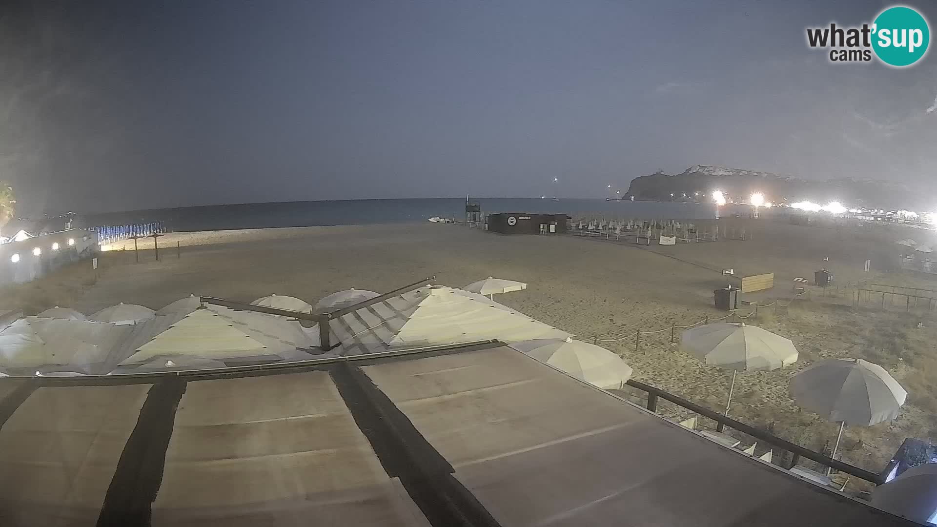 Poetto beach webcam | Cagliari | Sardinija