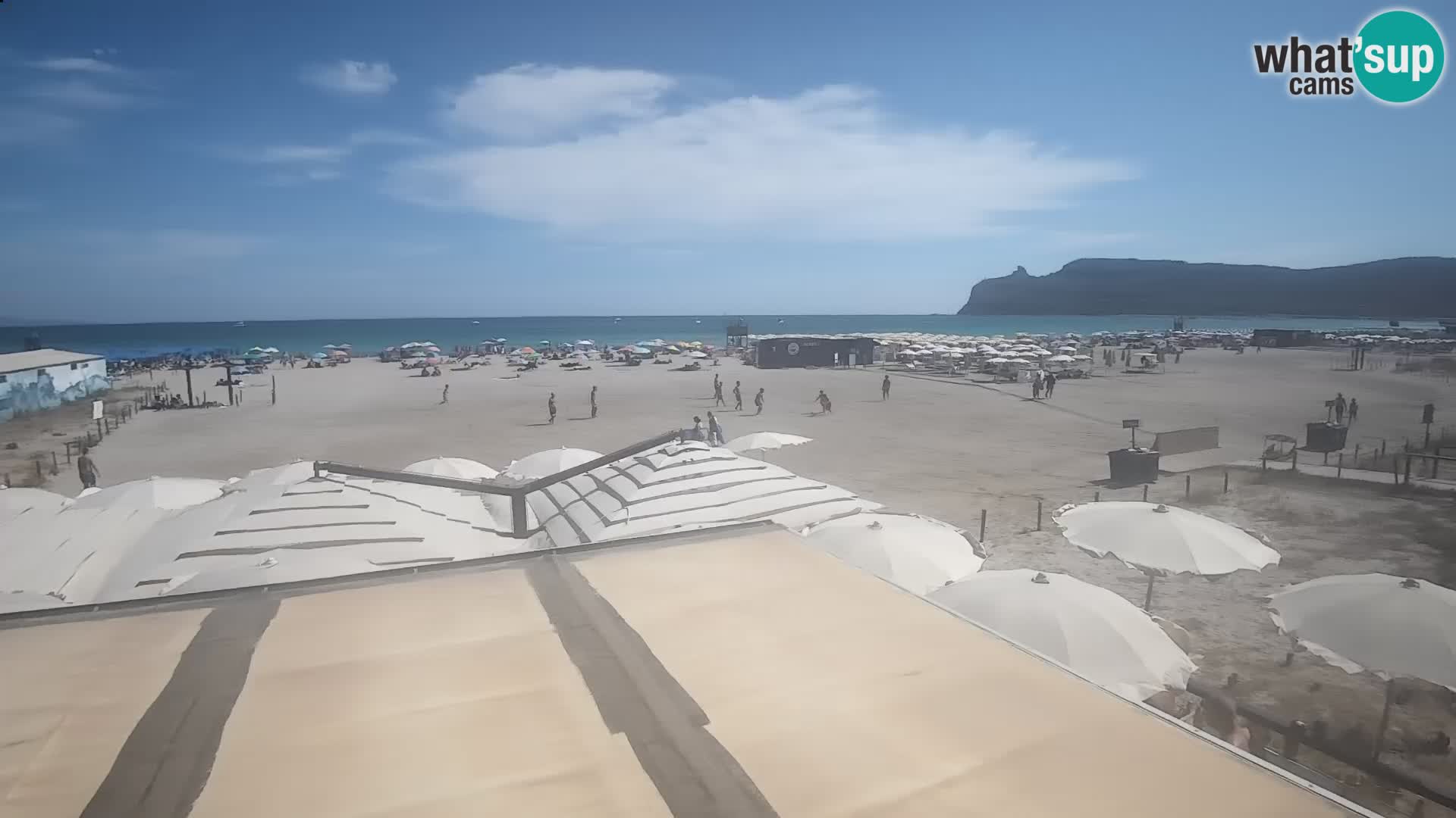 Poetto beach webcam | Cagliari | Sardinija