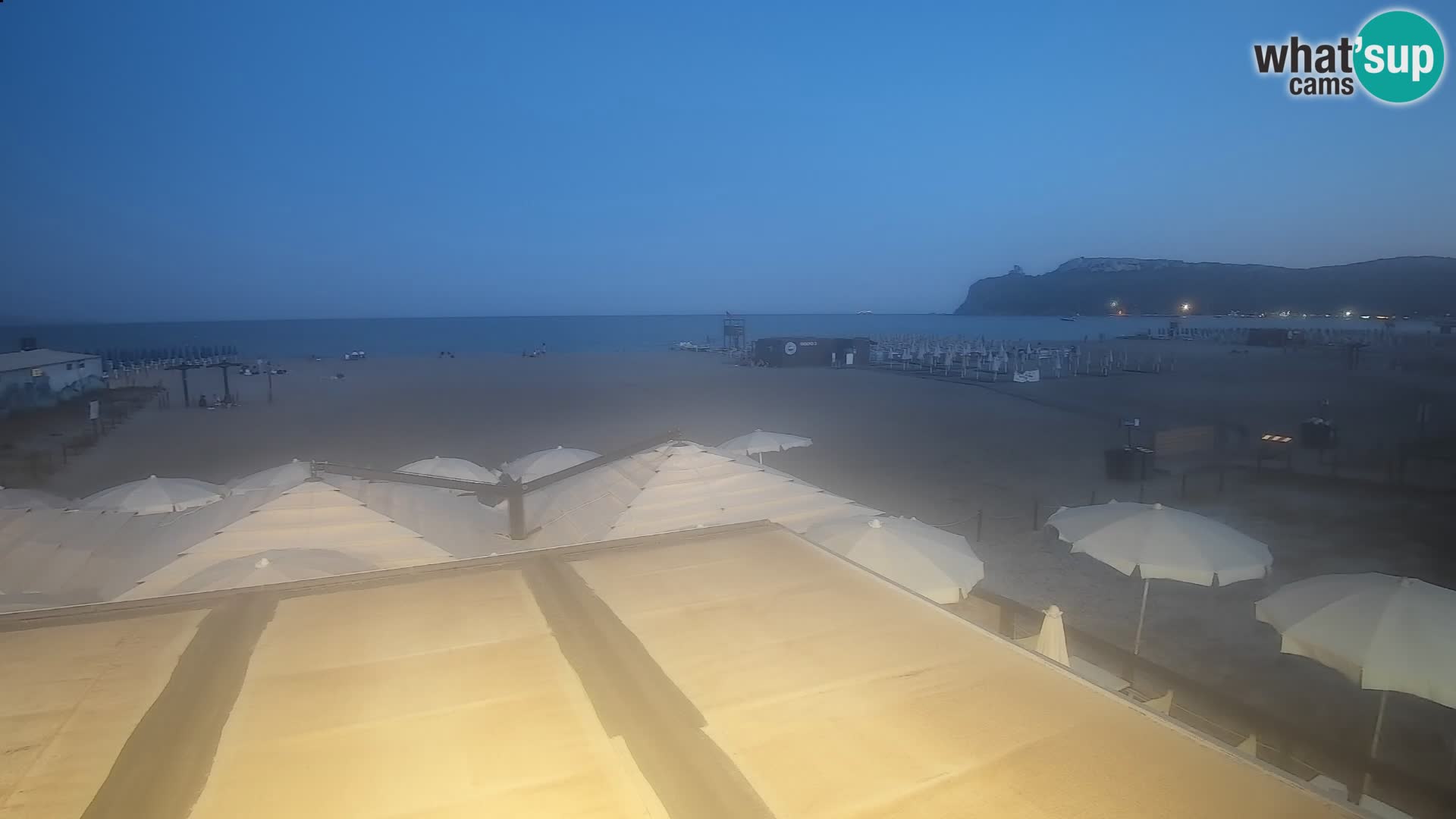 Poetto beach webcam | Cagliari | Sardinija