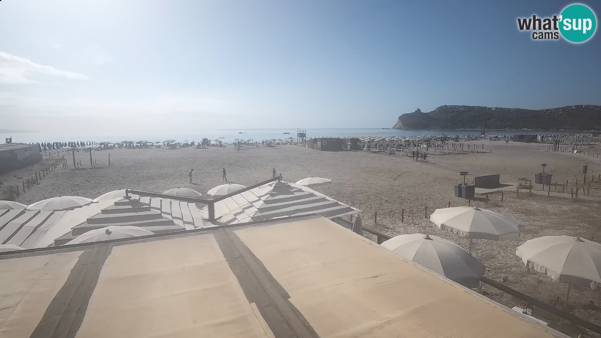 Poetto beach webcam | Cagliari | Sardinija