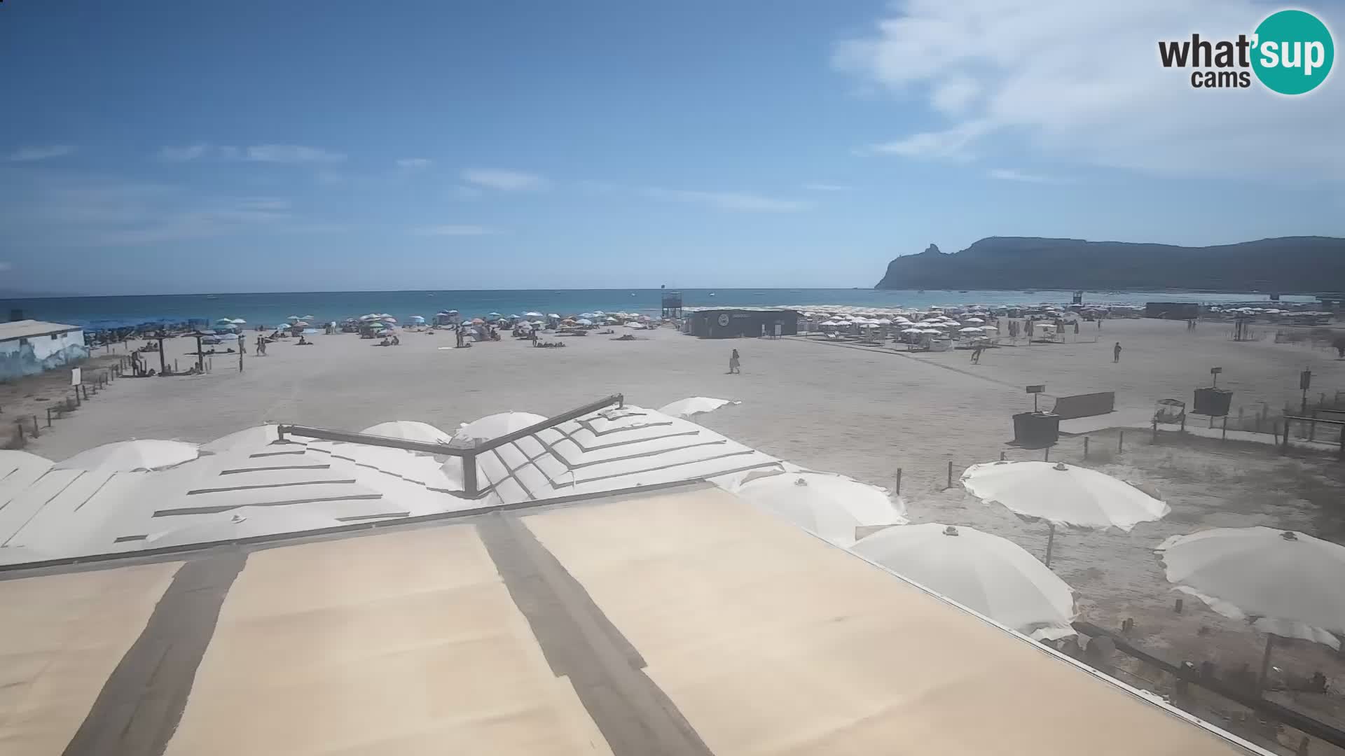 Poetto beach webcam | Cagliari | Sardinija