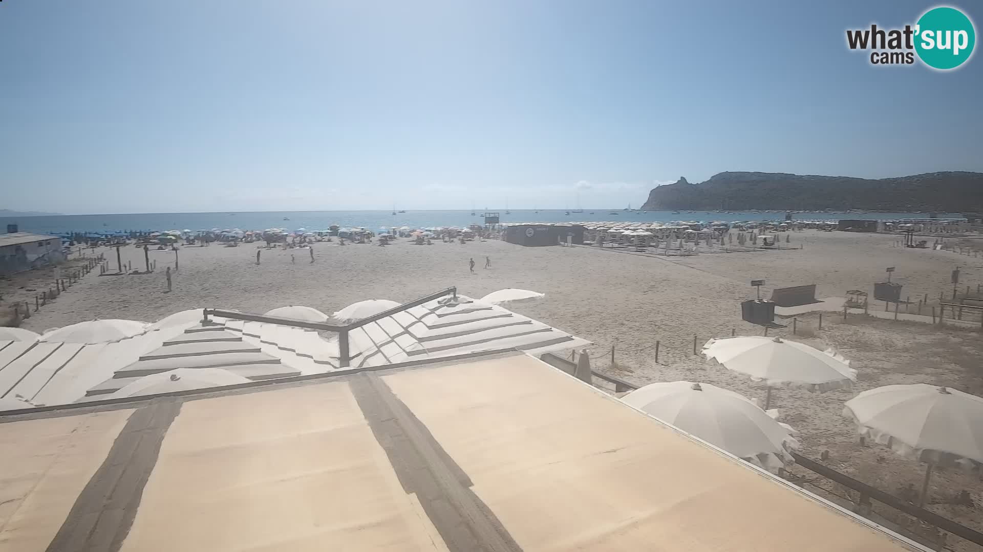 Poetto beach webcam | Cagliari | Sardinia
