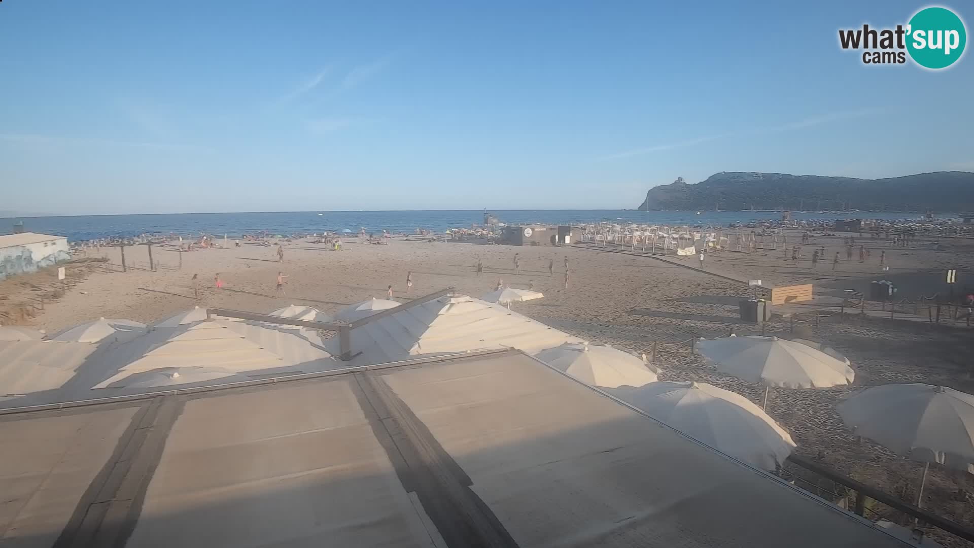 Poetto Strand Webcam | Cagliari | Sardinien