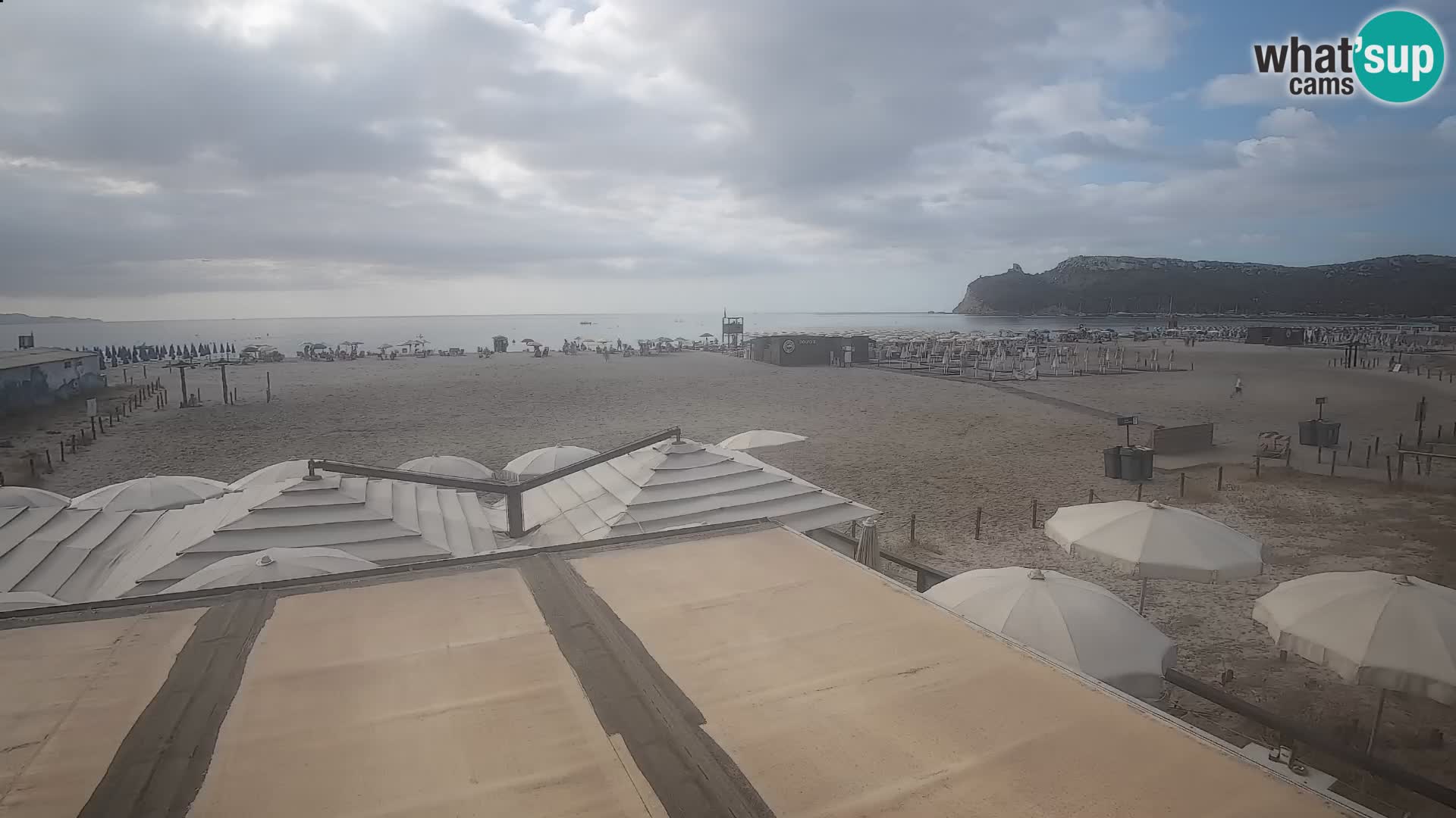 Poetto beach webcam | Cagliari | Sardinija