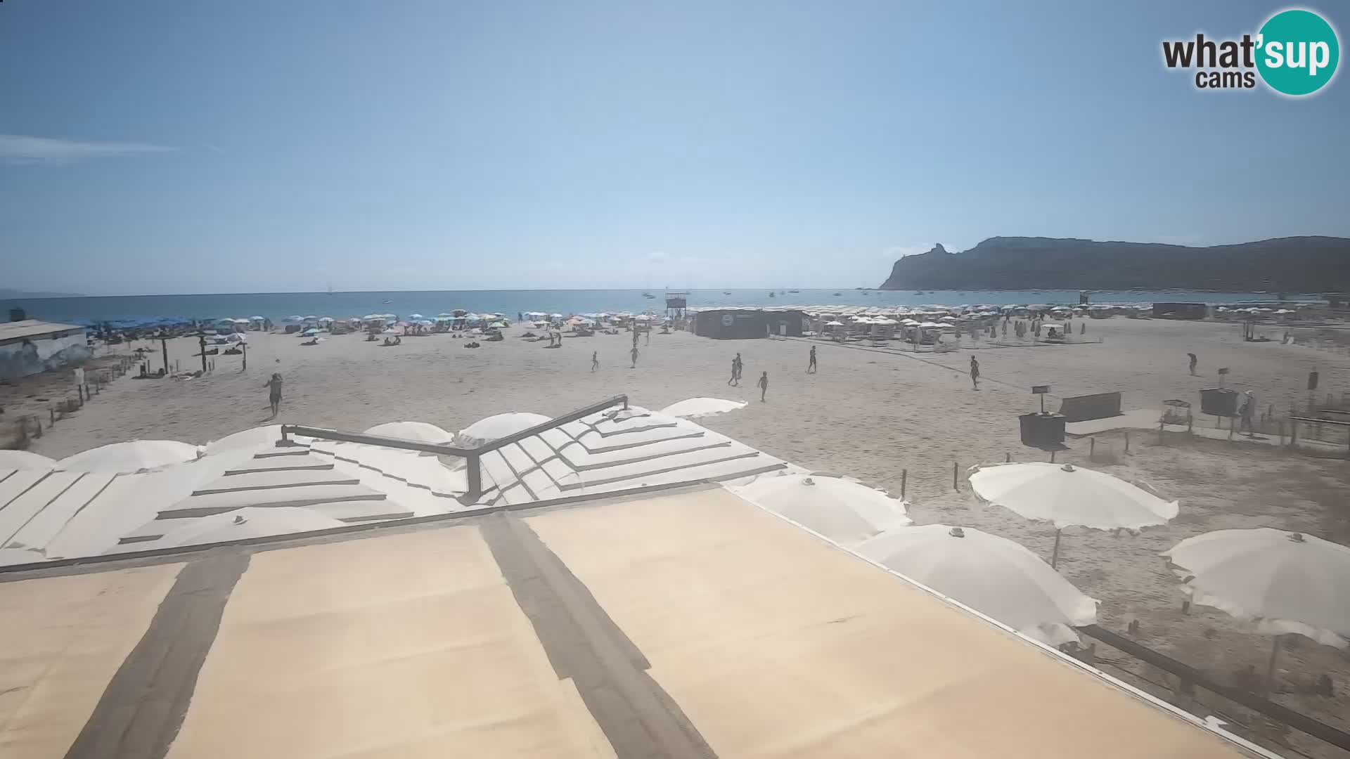 Poetto beach webcam | Cagliari | Sardinia