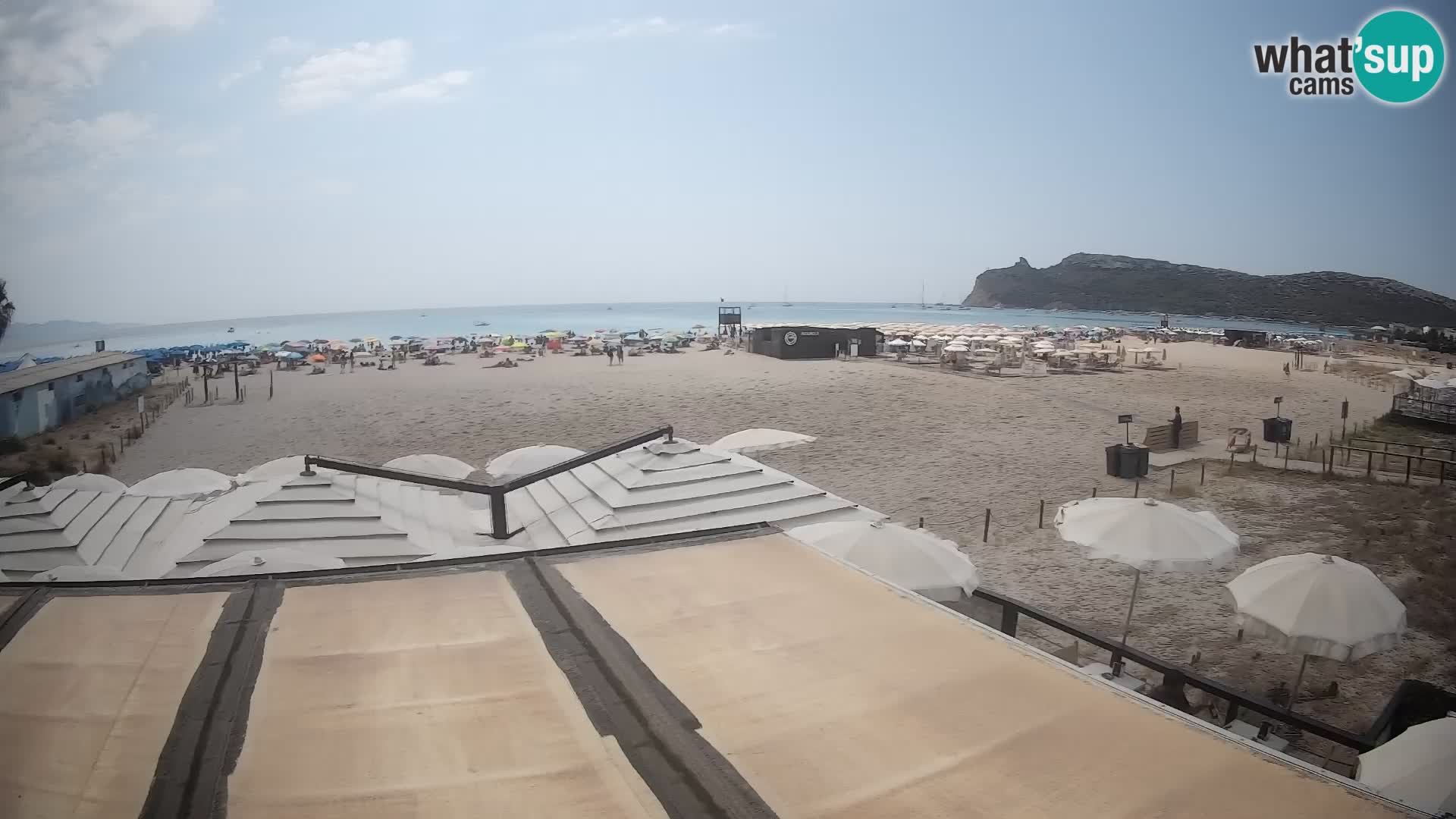 Poetto beach webcam | Cagliari | Sardinija