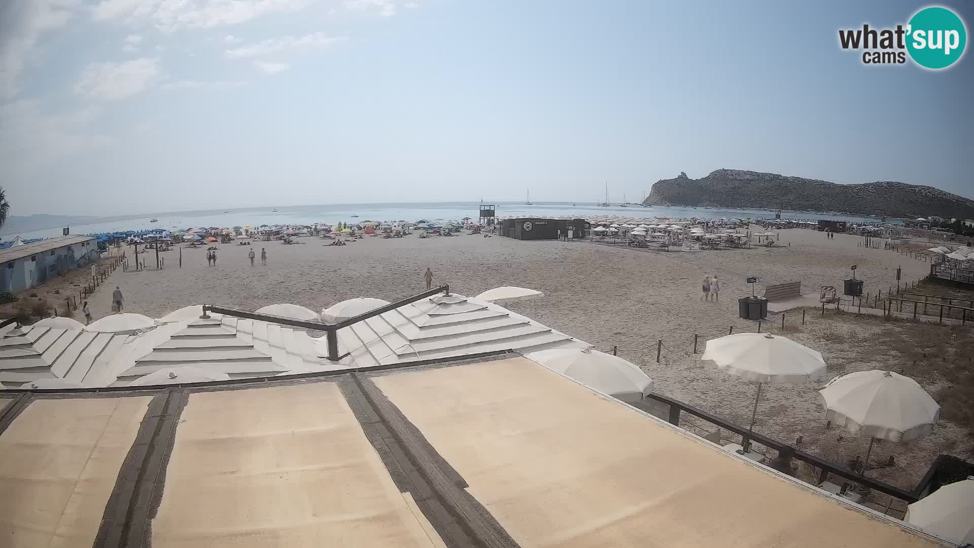 Poetto beach webcam | Cagliari | Sardinija