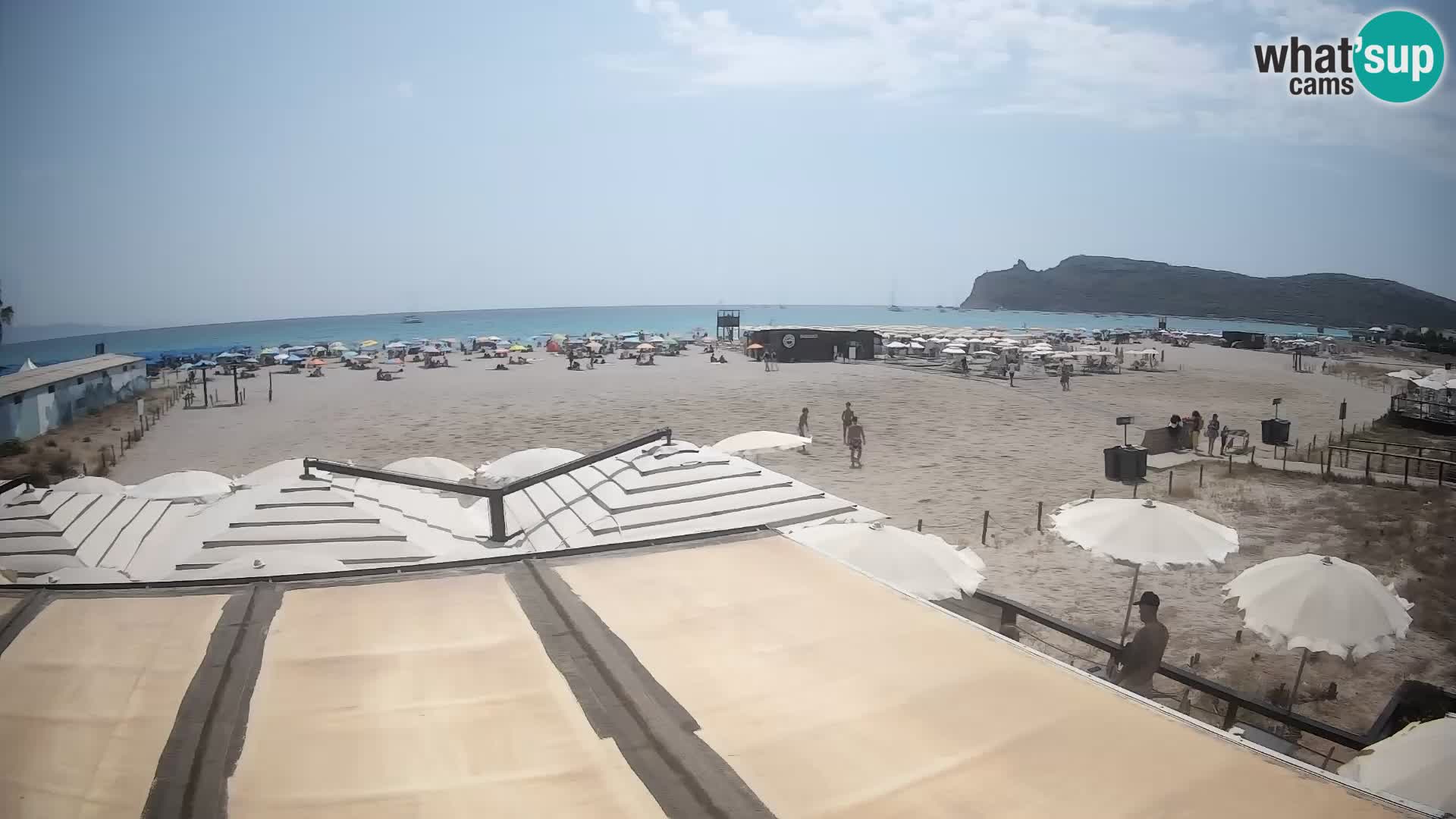 Poetto beach webcam | Cagliari | Sardinija
