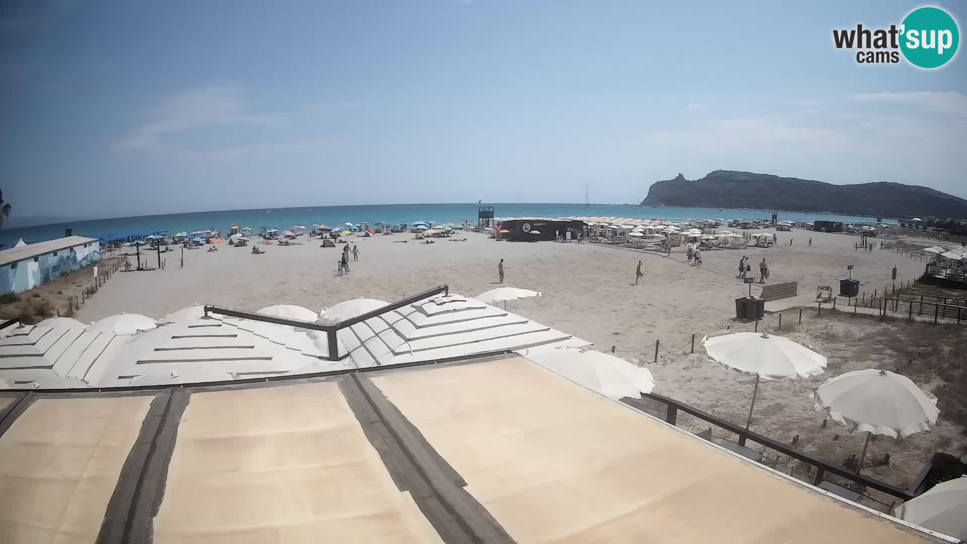 Poetto beach webcam | Cagliari | Sardinia