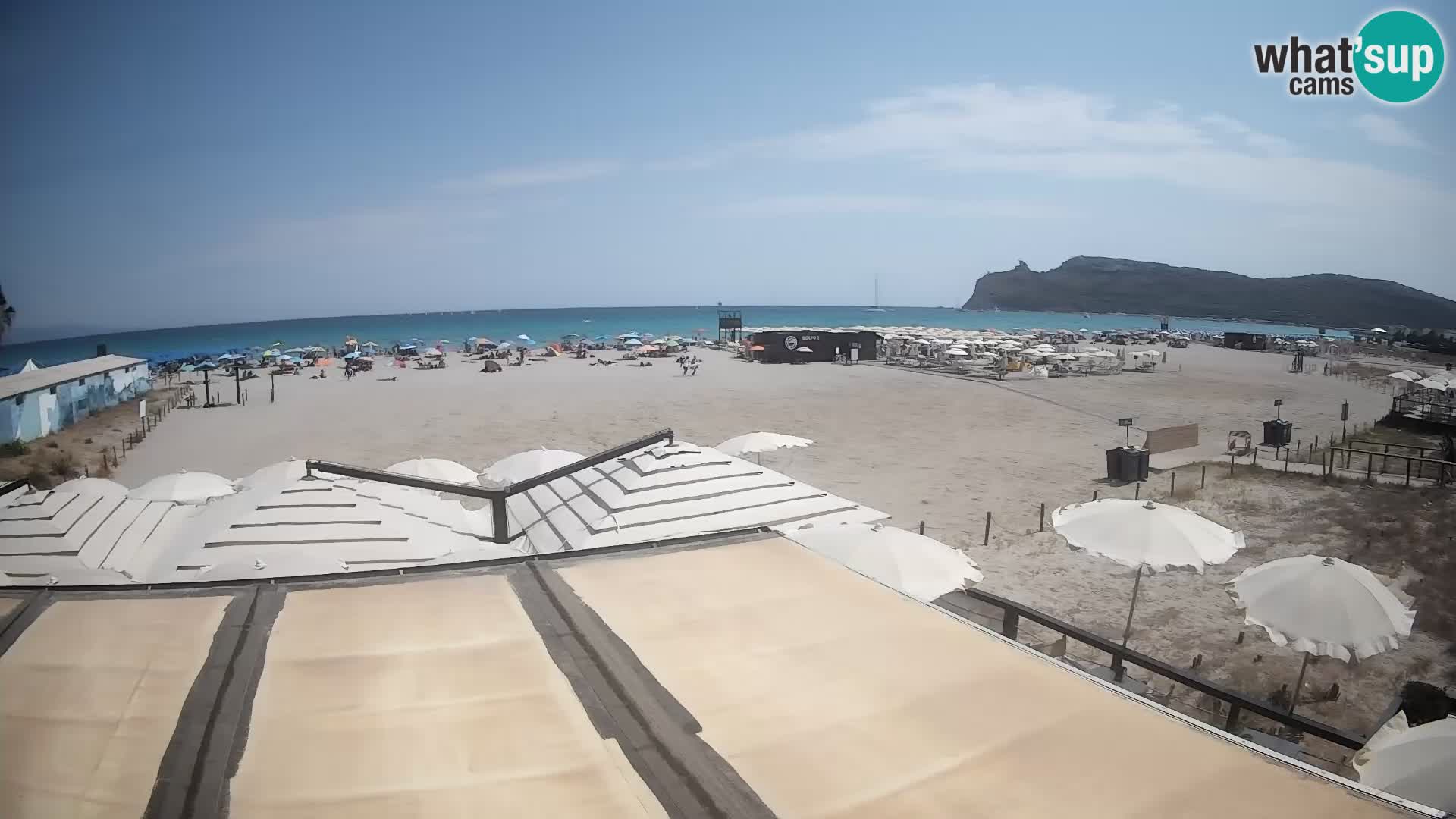Poetto beach webcam | Cagliari | Sardinija