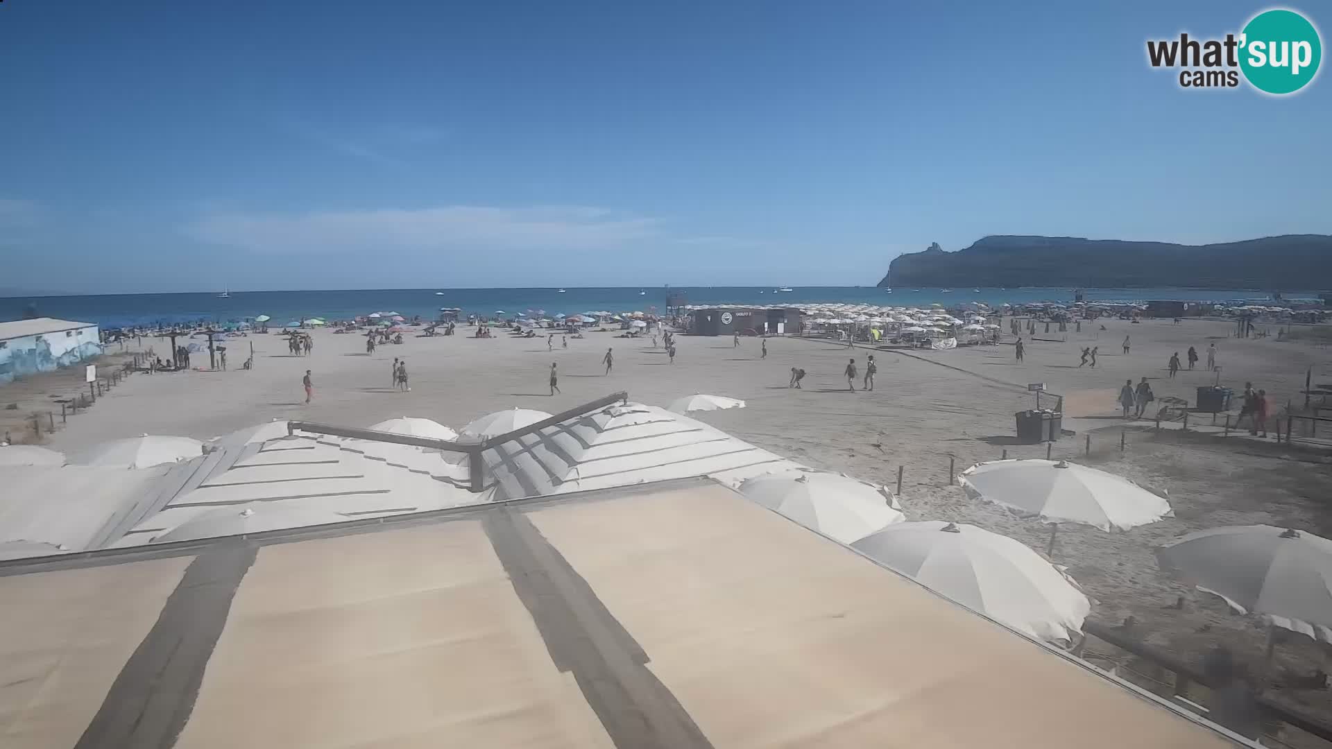 Poetto beach webcam | Cagliari | Sardinija