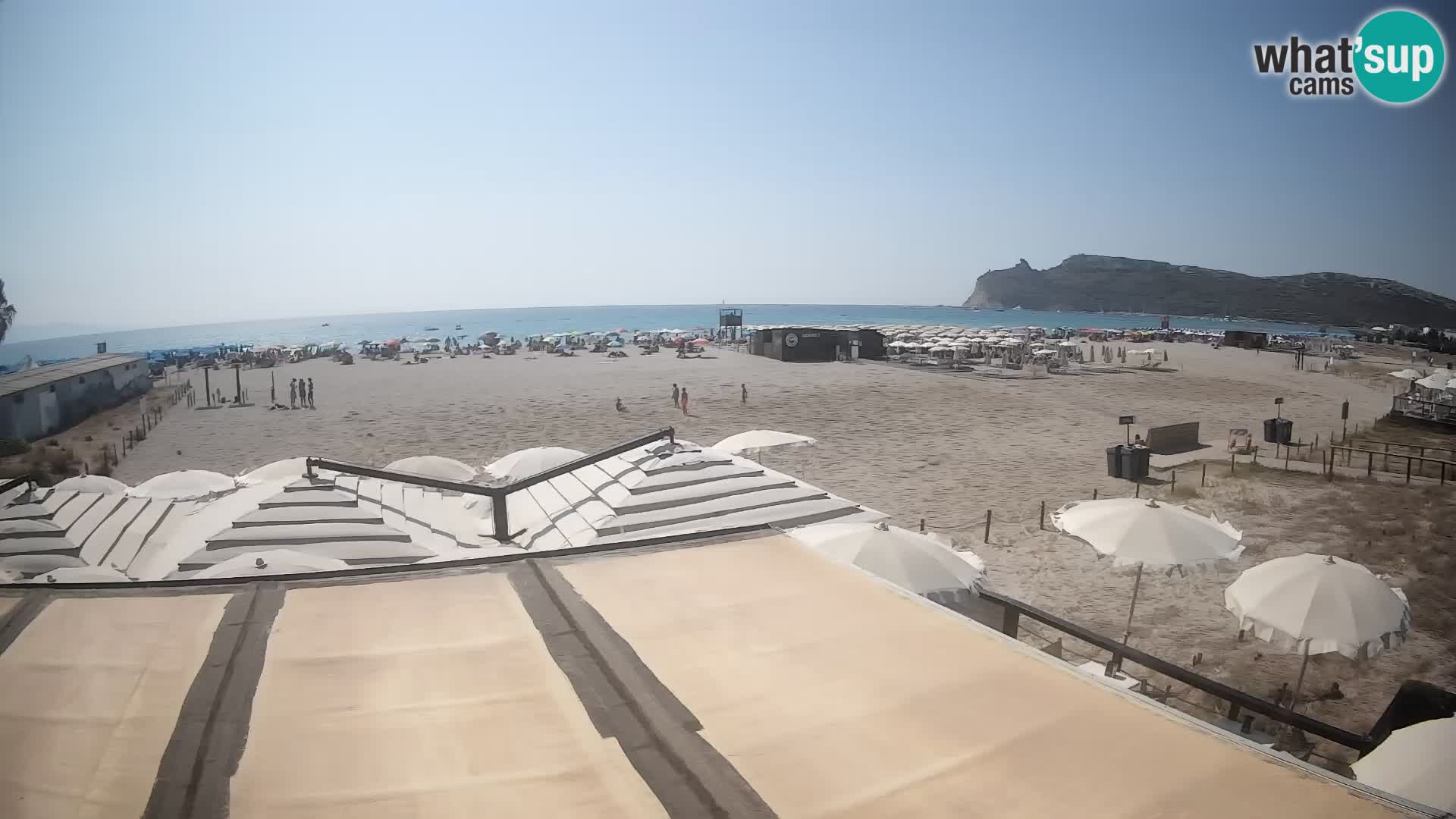 Poetto beach webcam | Cagliari | Sardinija