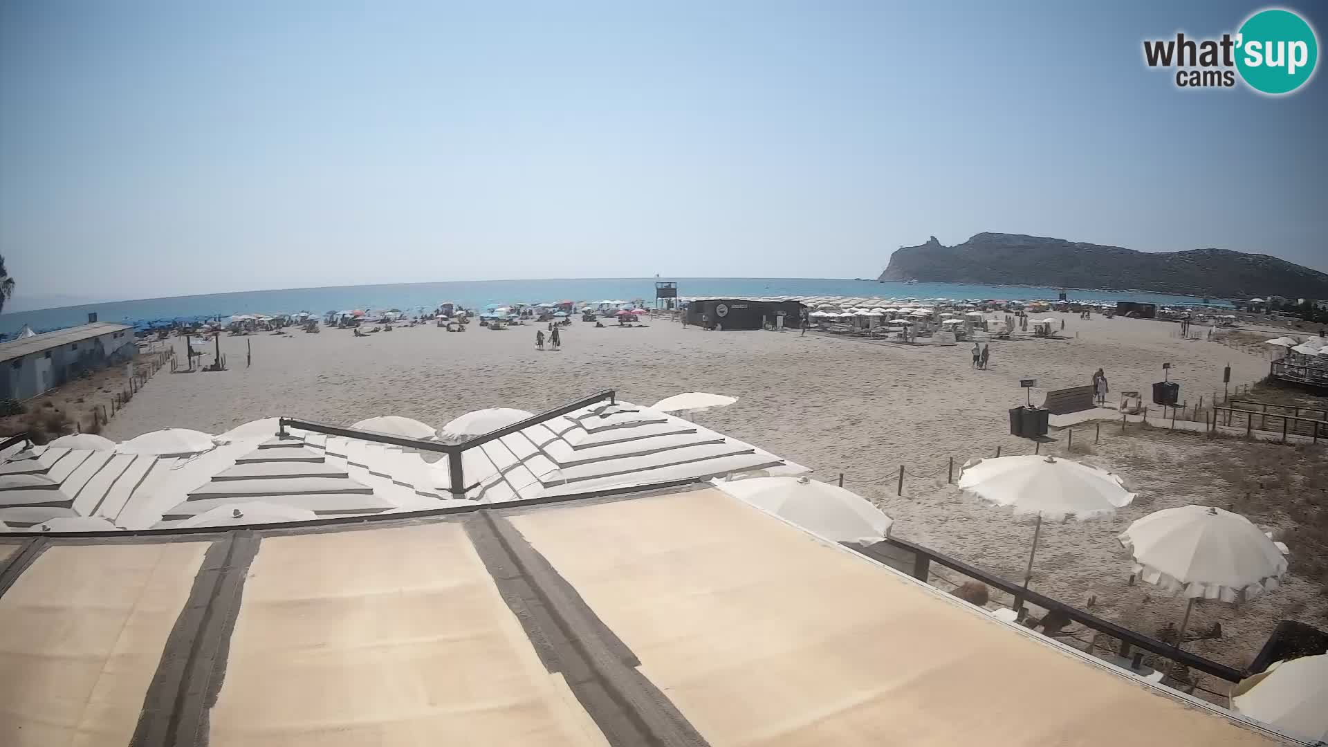 Poetto beach webcam | Cagliari | Sardinija